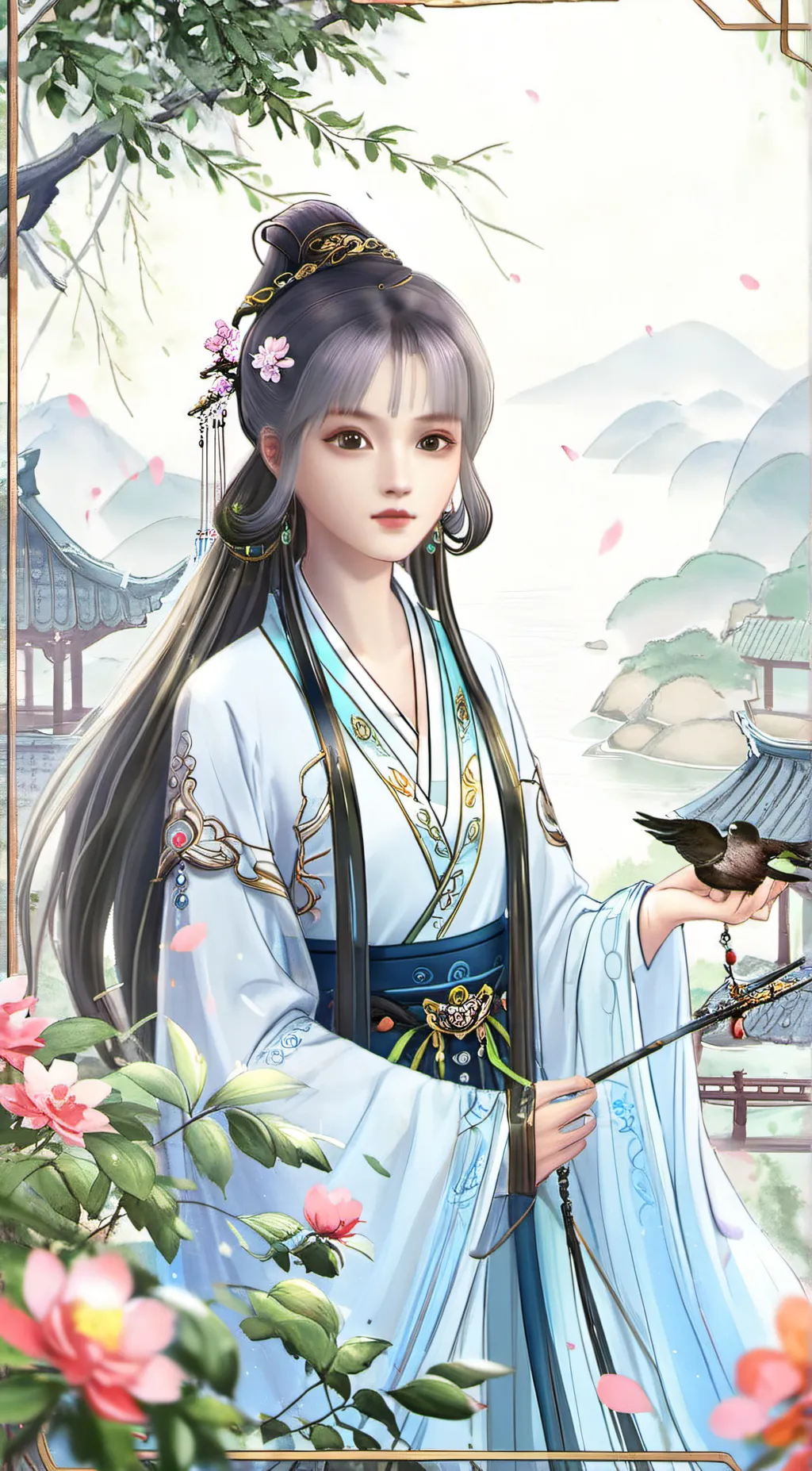 ai character: xiao yi xian background