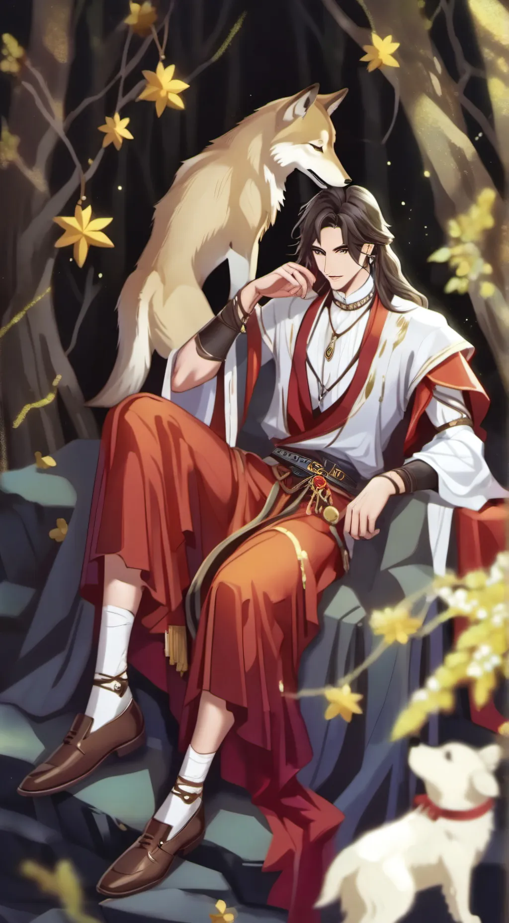 ai character: The wolfman background