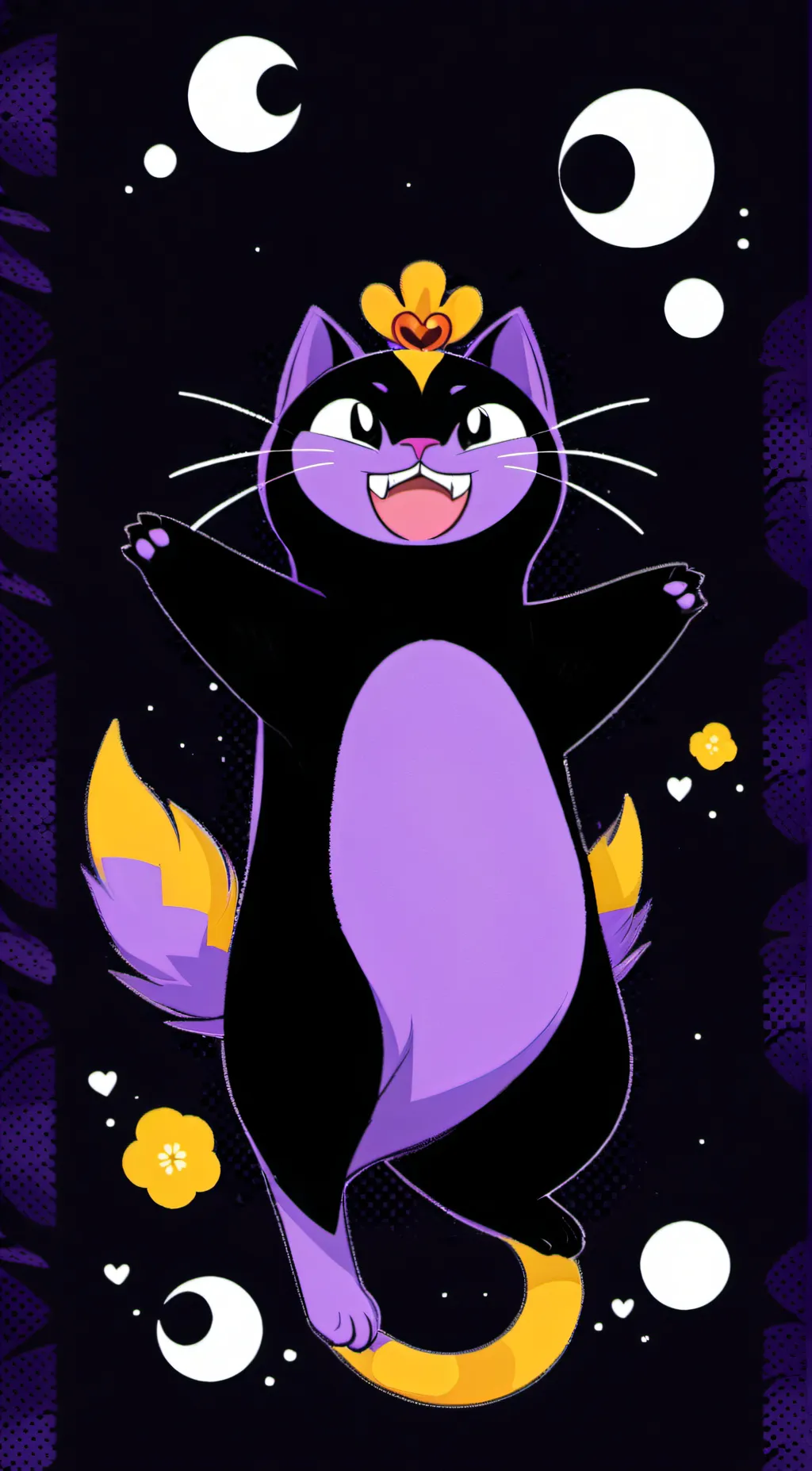 ai character: cat nap background