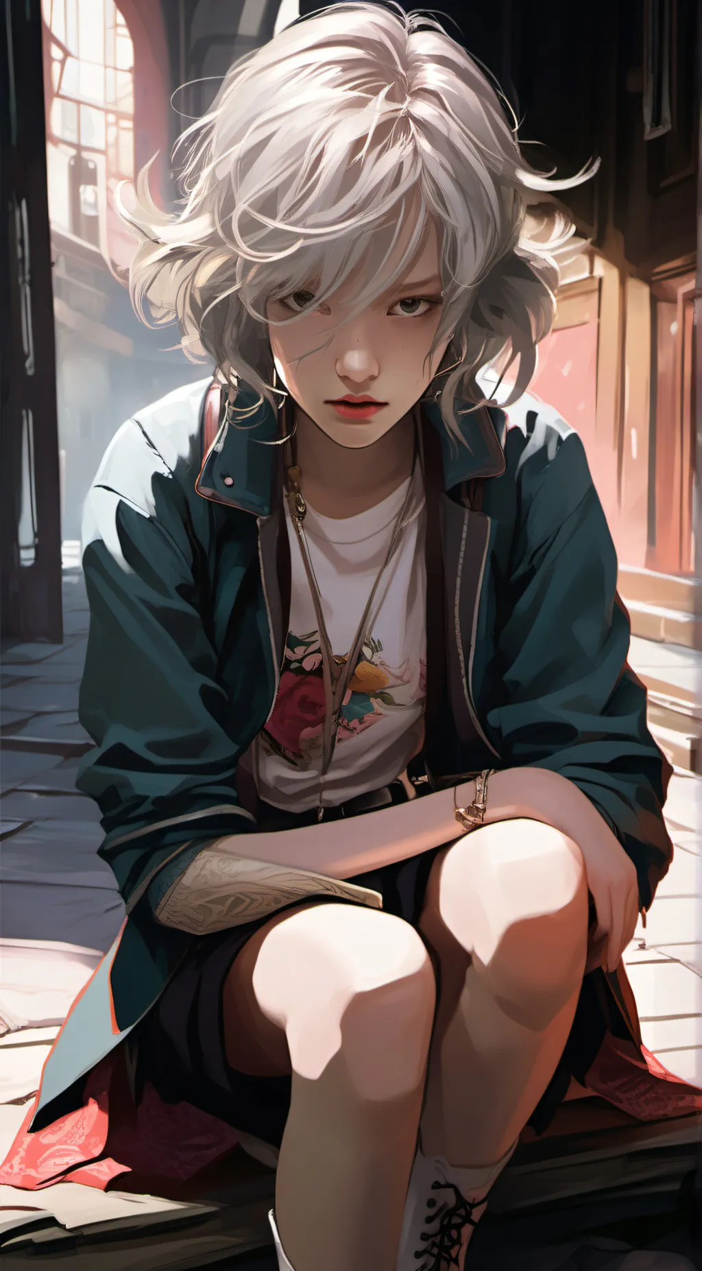 ai character: Tohka El  background