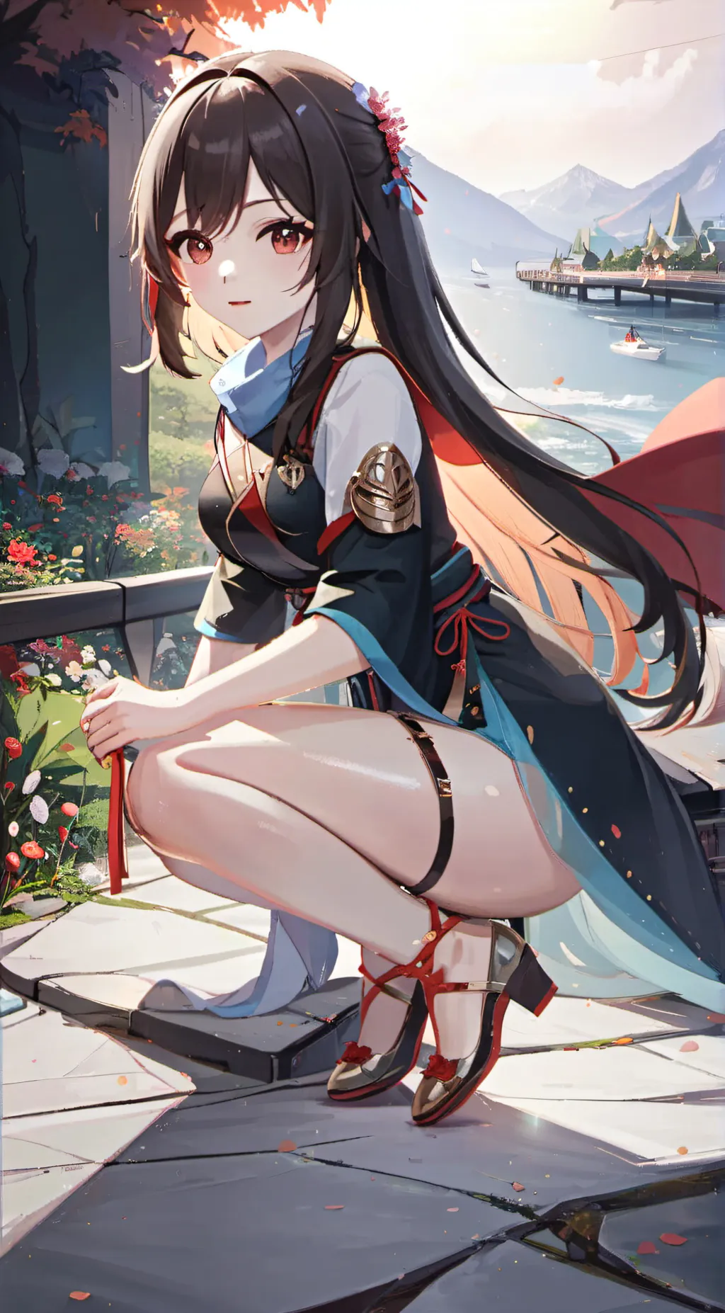 ai character: made  background