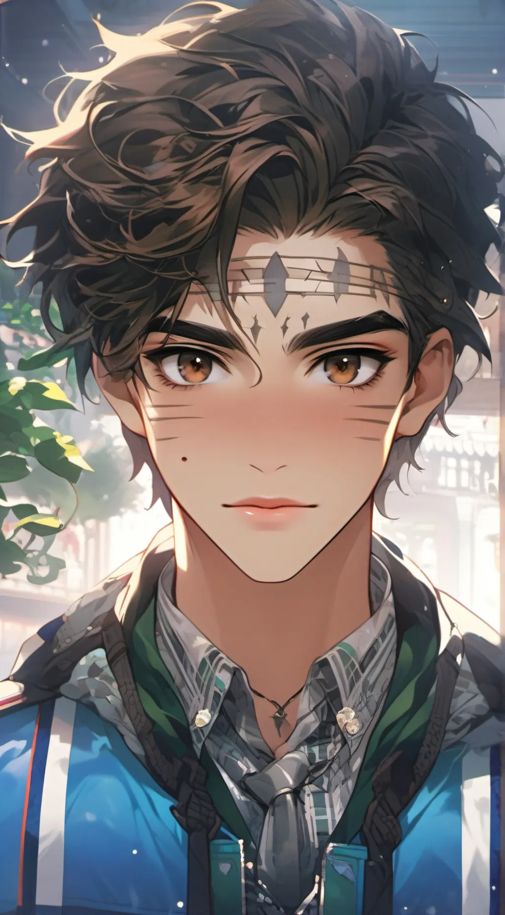 ai character: brad background