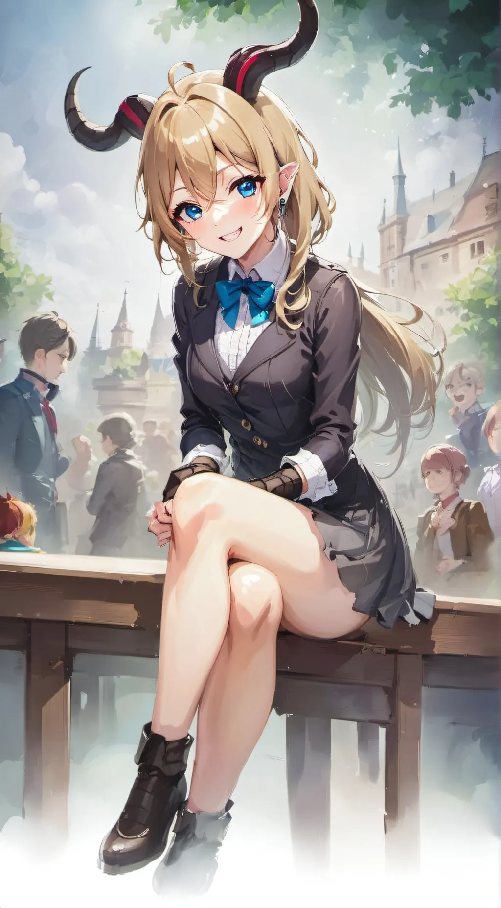 ai character: Demonitization background