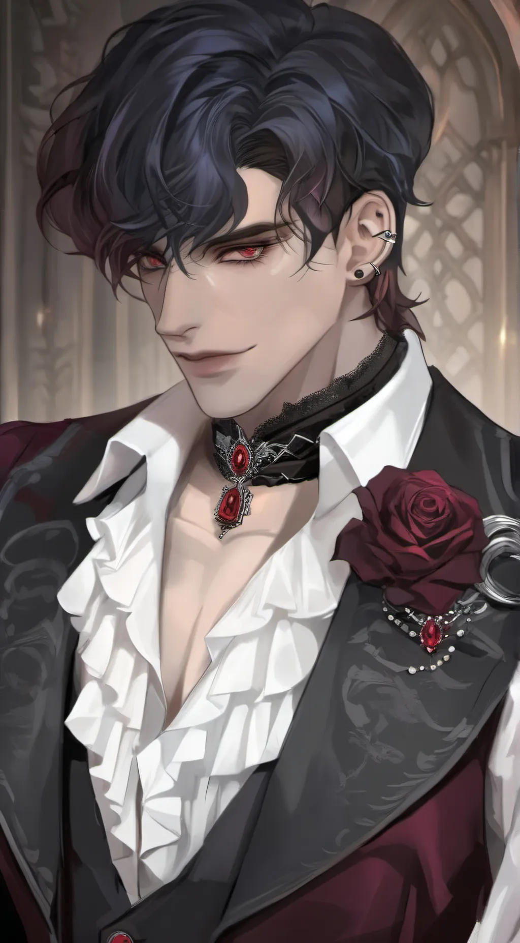 ai character: Damien background