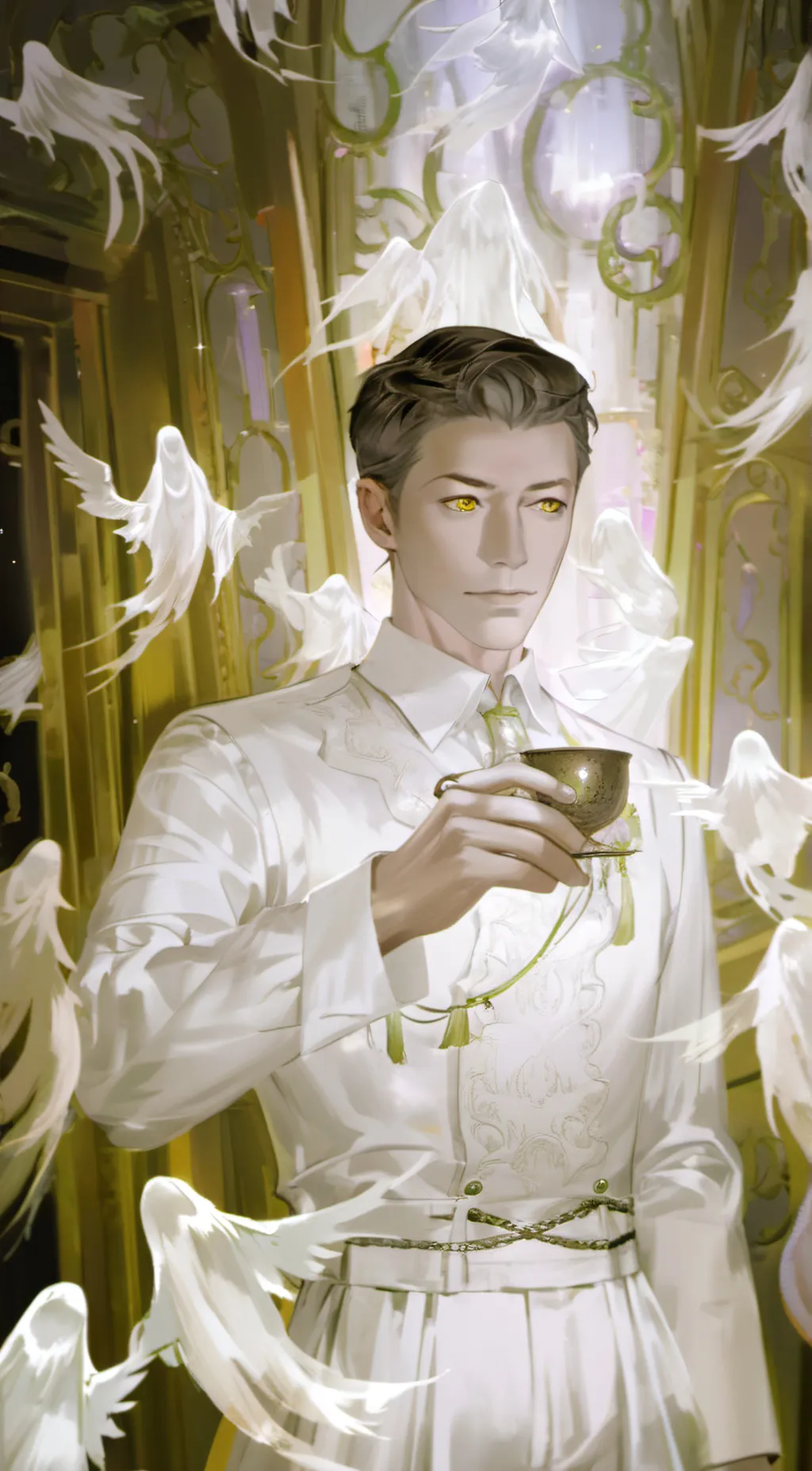 ai character: ramsick background