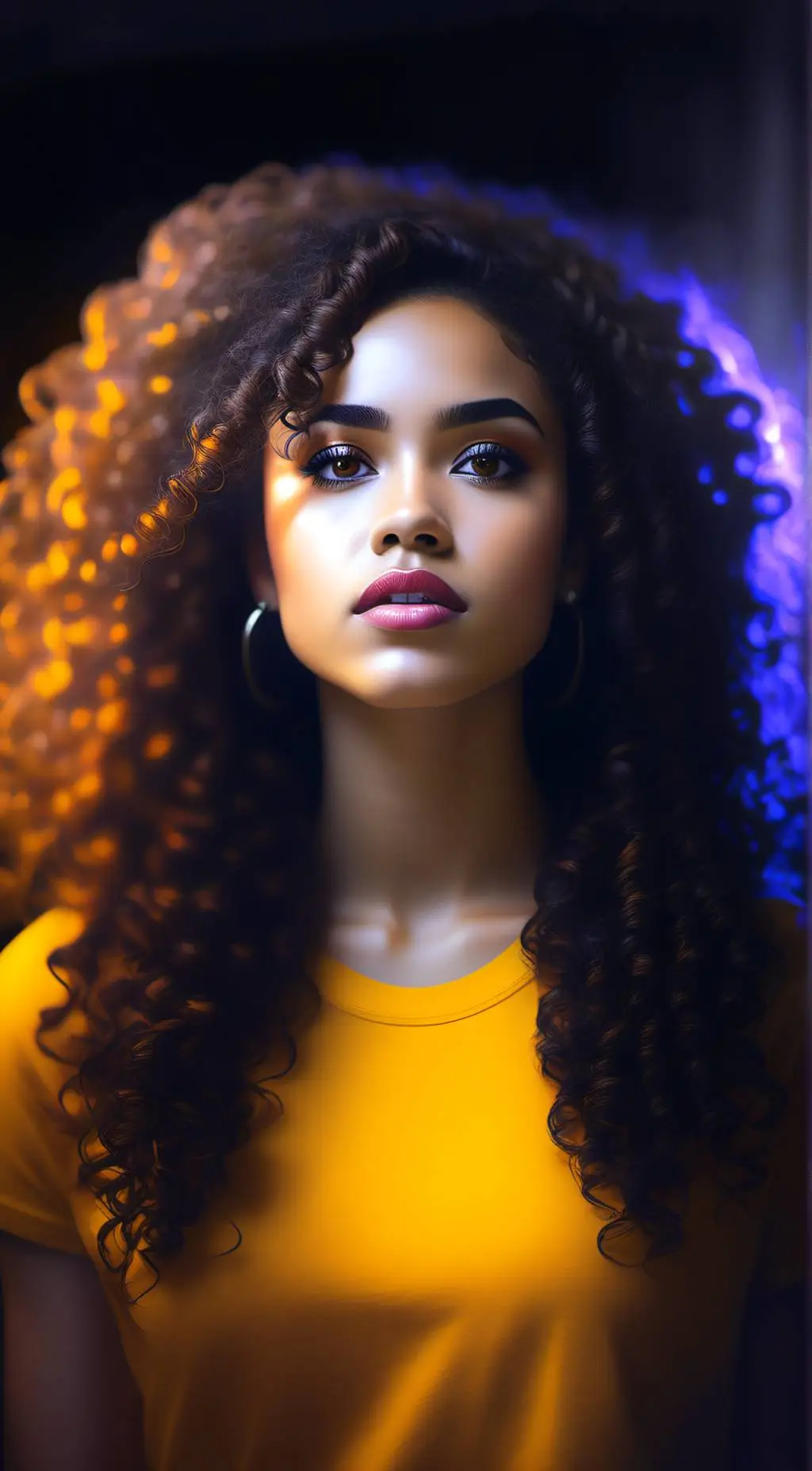 ai character: Malú Malaysia  background