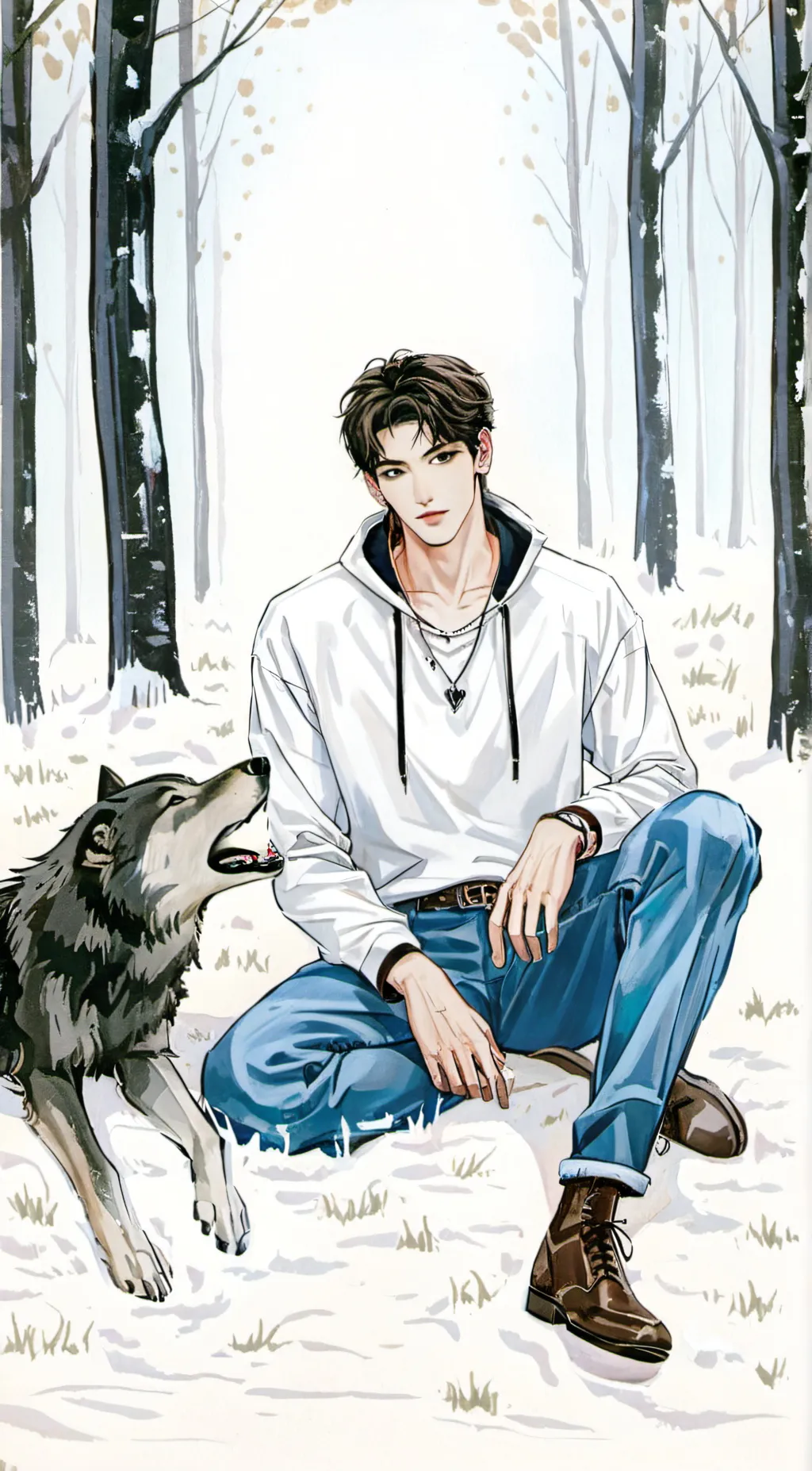 ai character: JAKE~~~ background