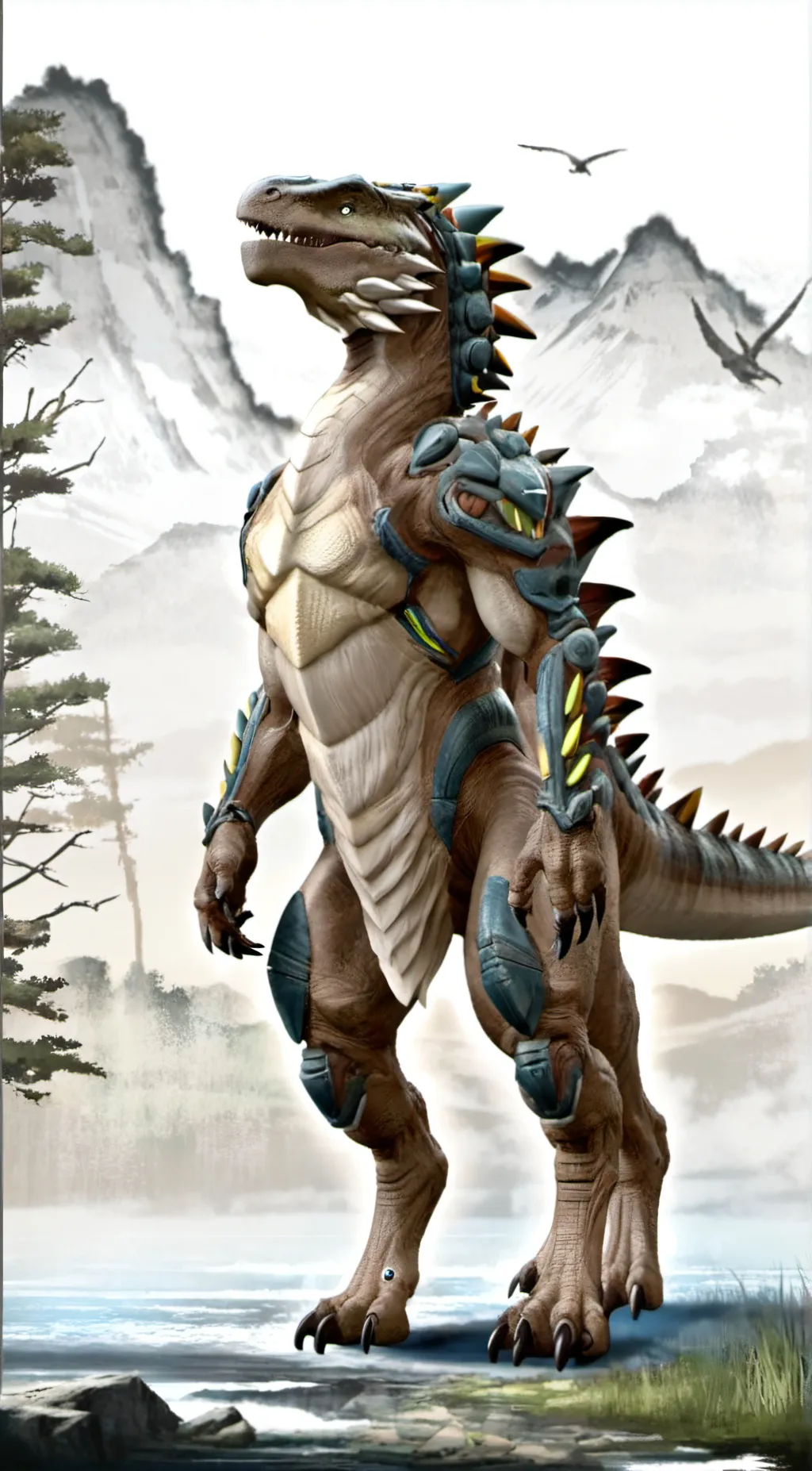 ai character: Zilla background