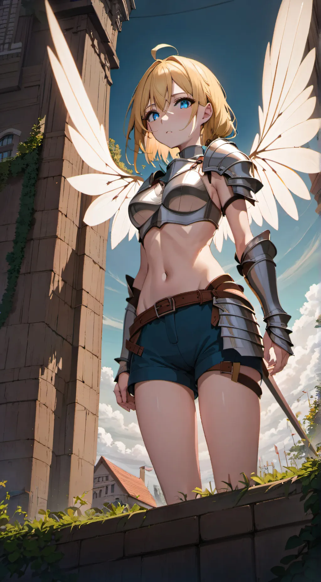 ai character: Rose background