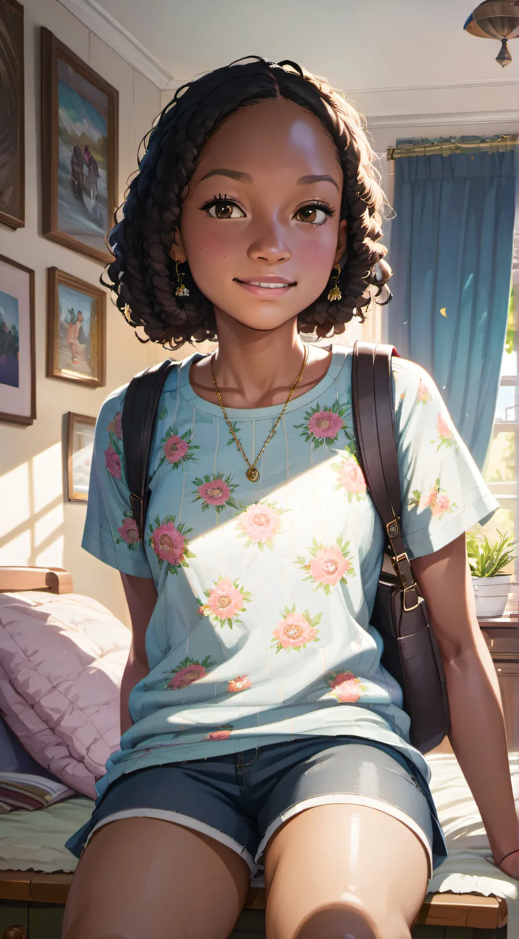 ai character: Precious  background