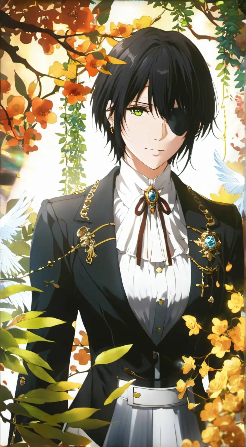 ai character: Frozen Warrior background