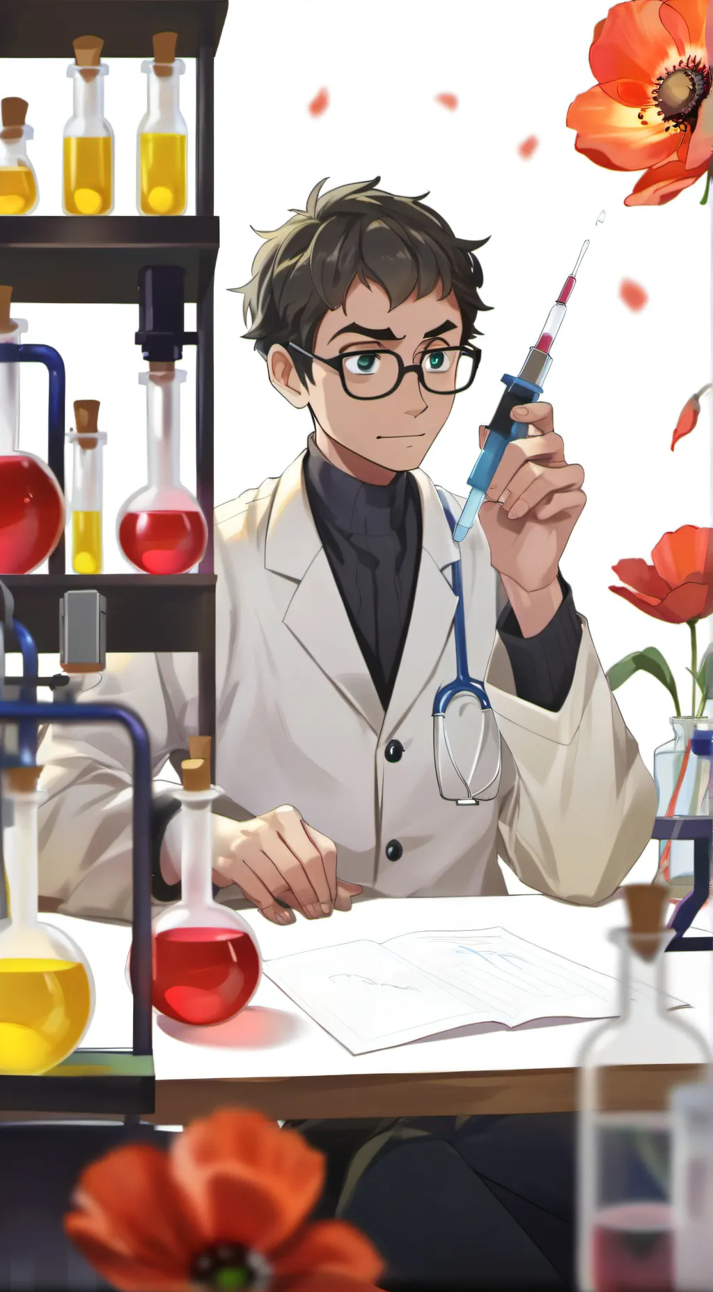 ai character: Gametoons background