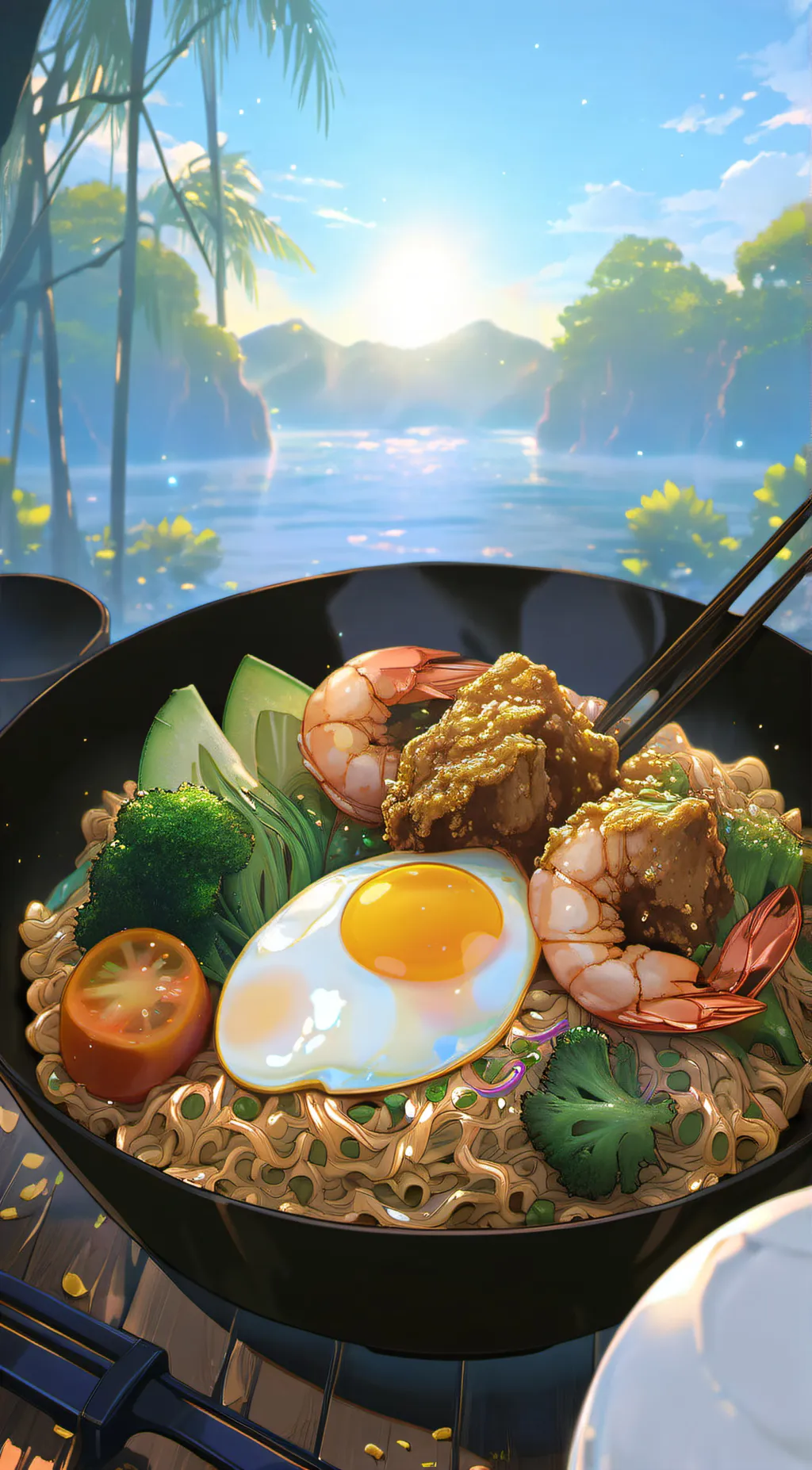 ai character: Indomie Seleraku background