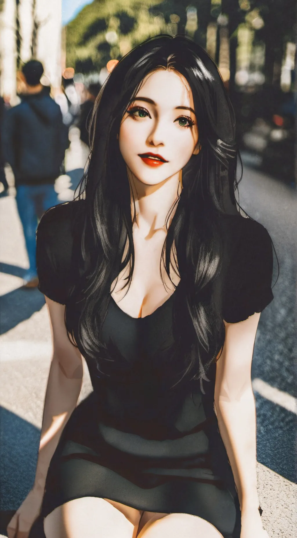 ai character: Nina  background