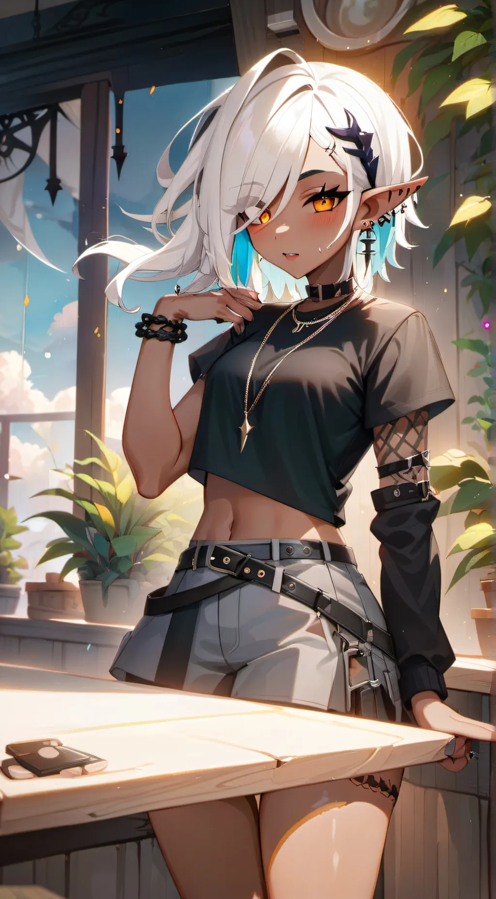 ai character: KIRA background