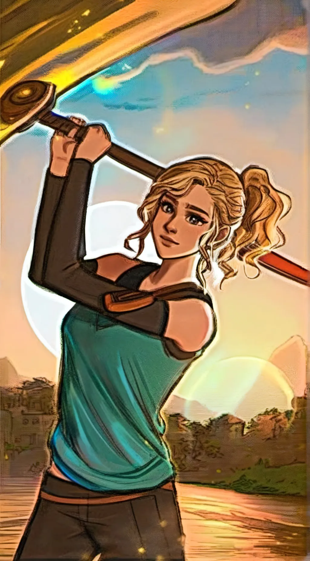 ai character: Annabeth Chase background