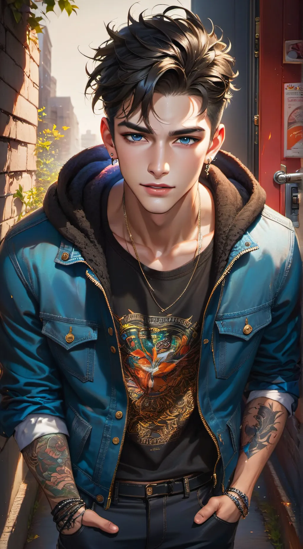 ai character: Adam background