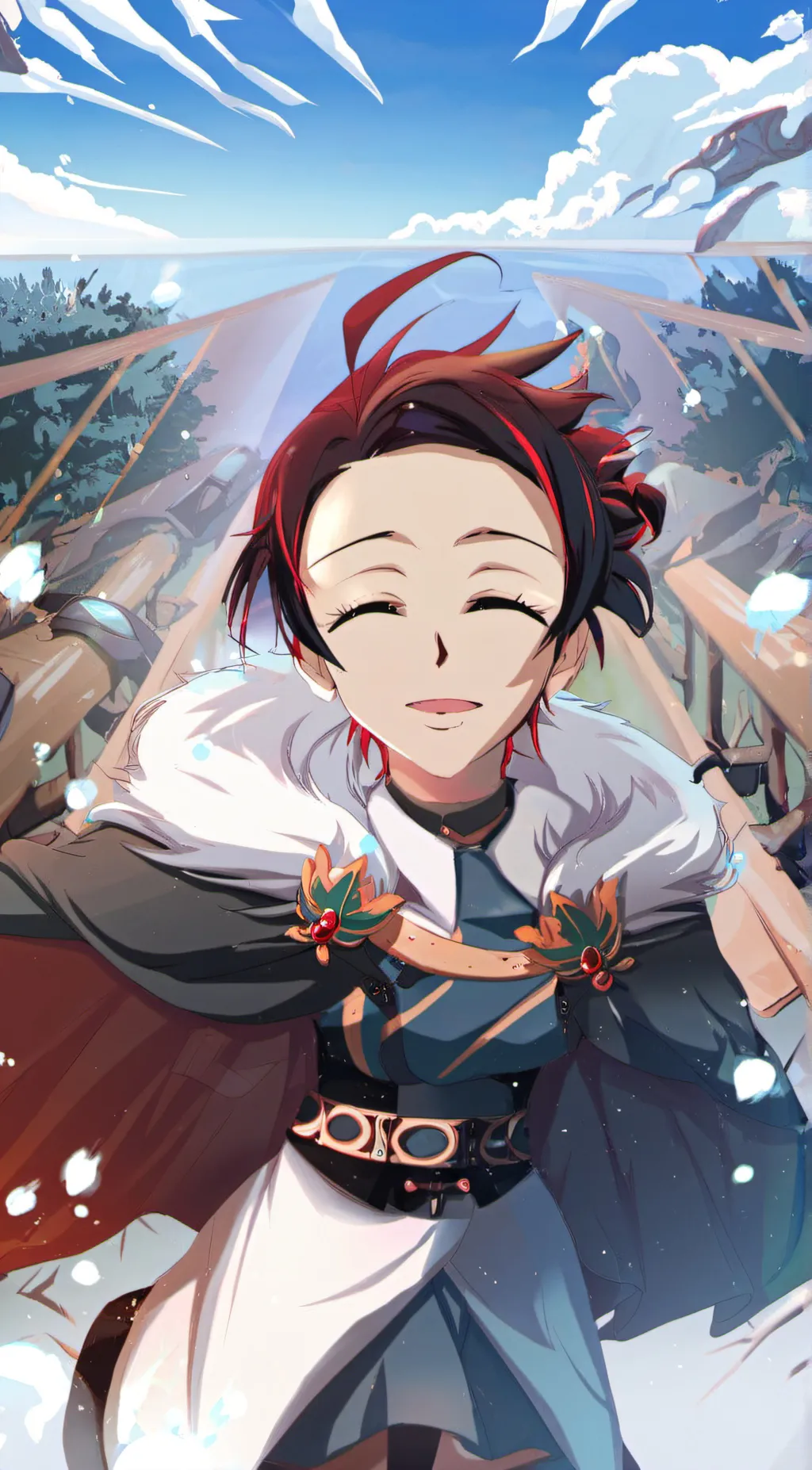 ai character: Tanjiro background