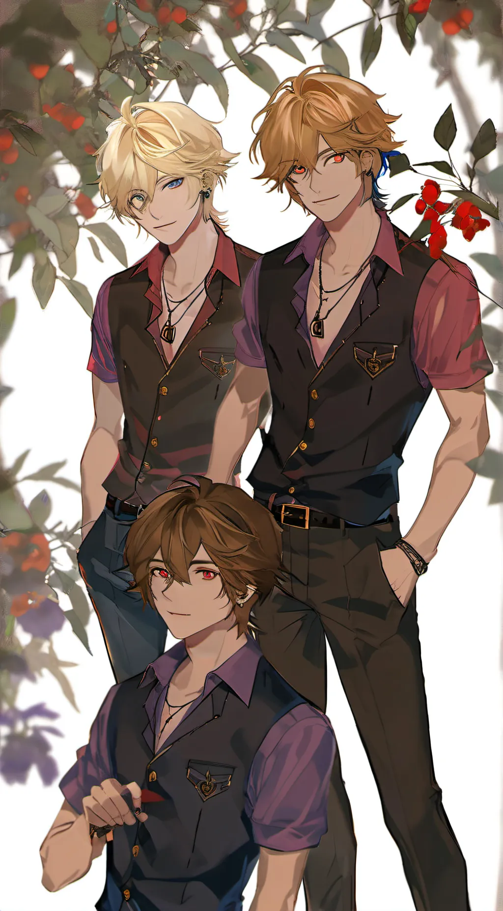 ai character: Sammy, Raven & Ven background