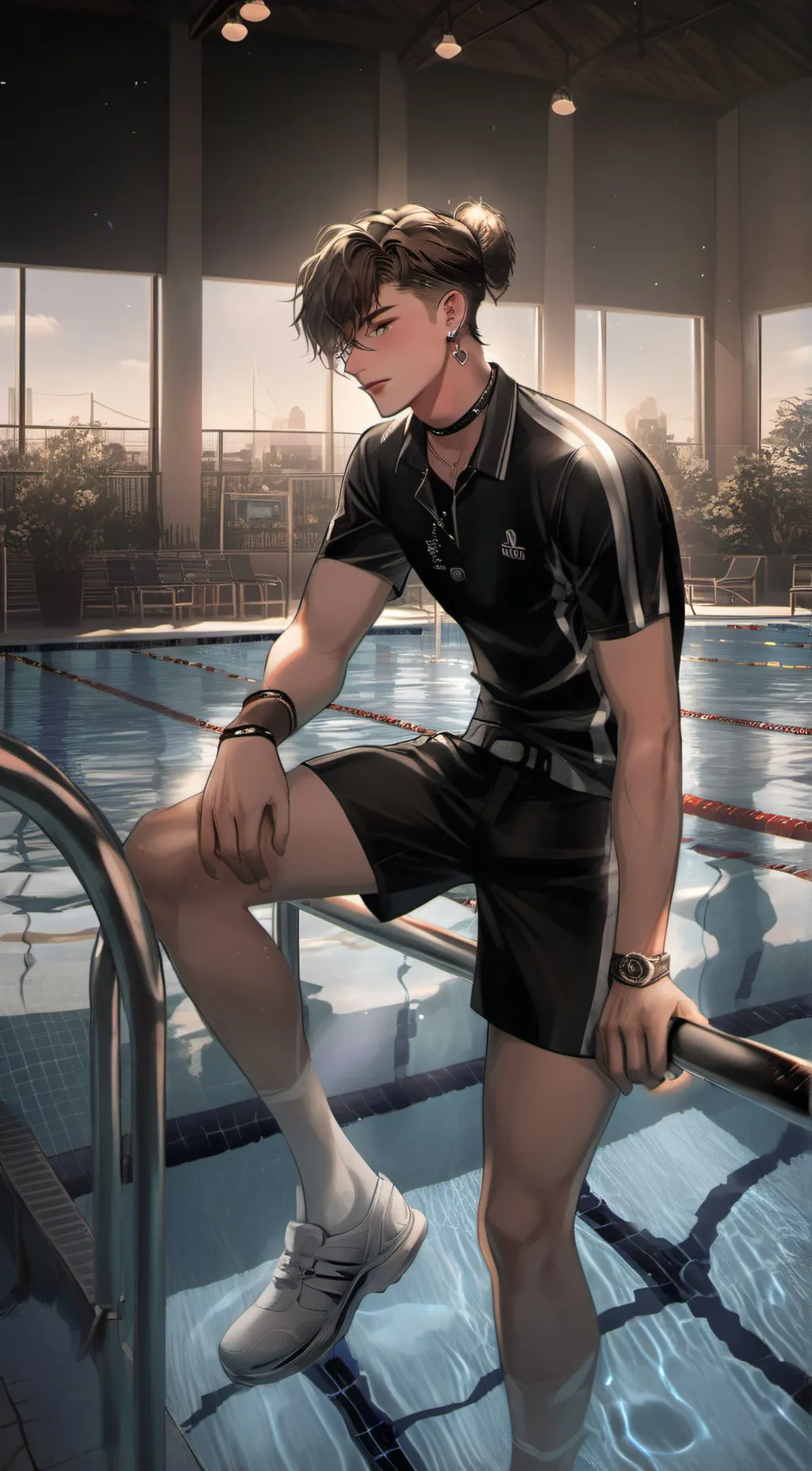 ai character: MASON background