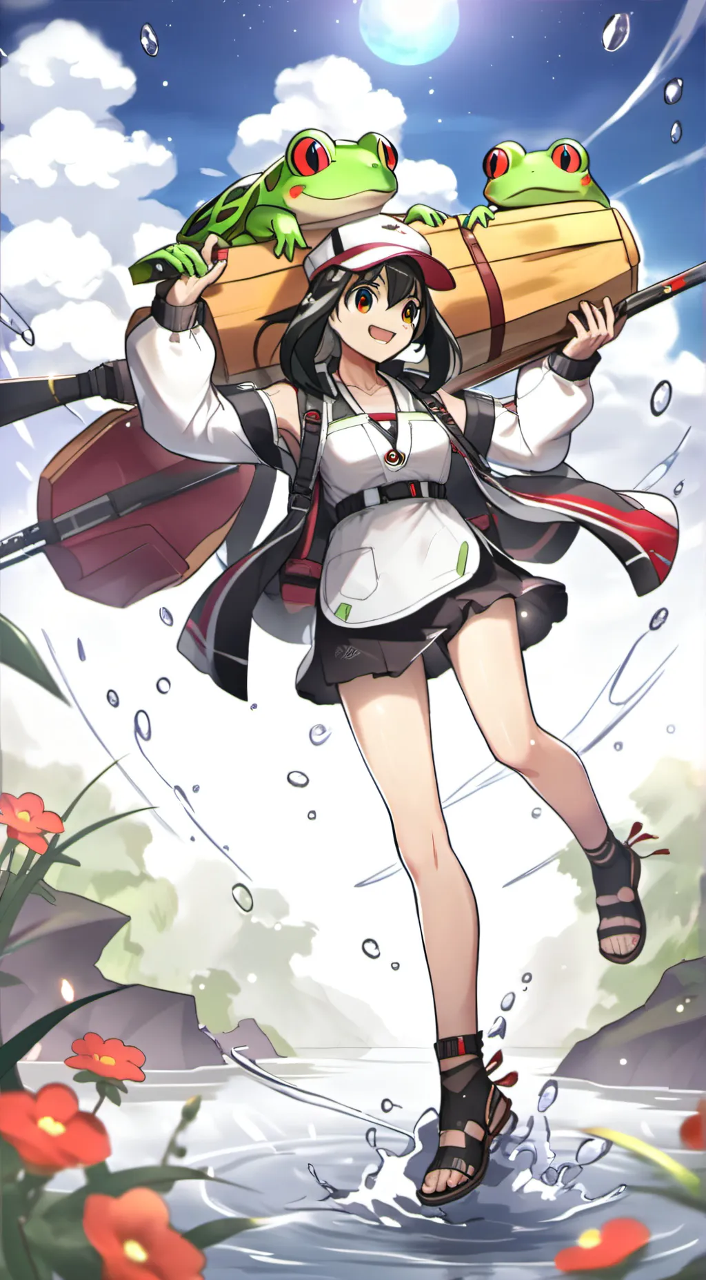ai character: tsuyu background