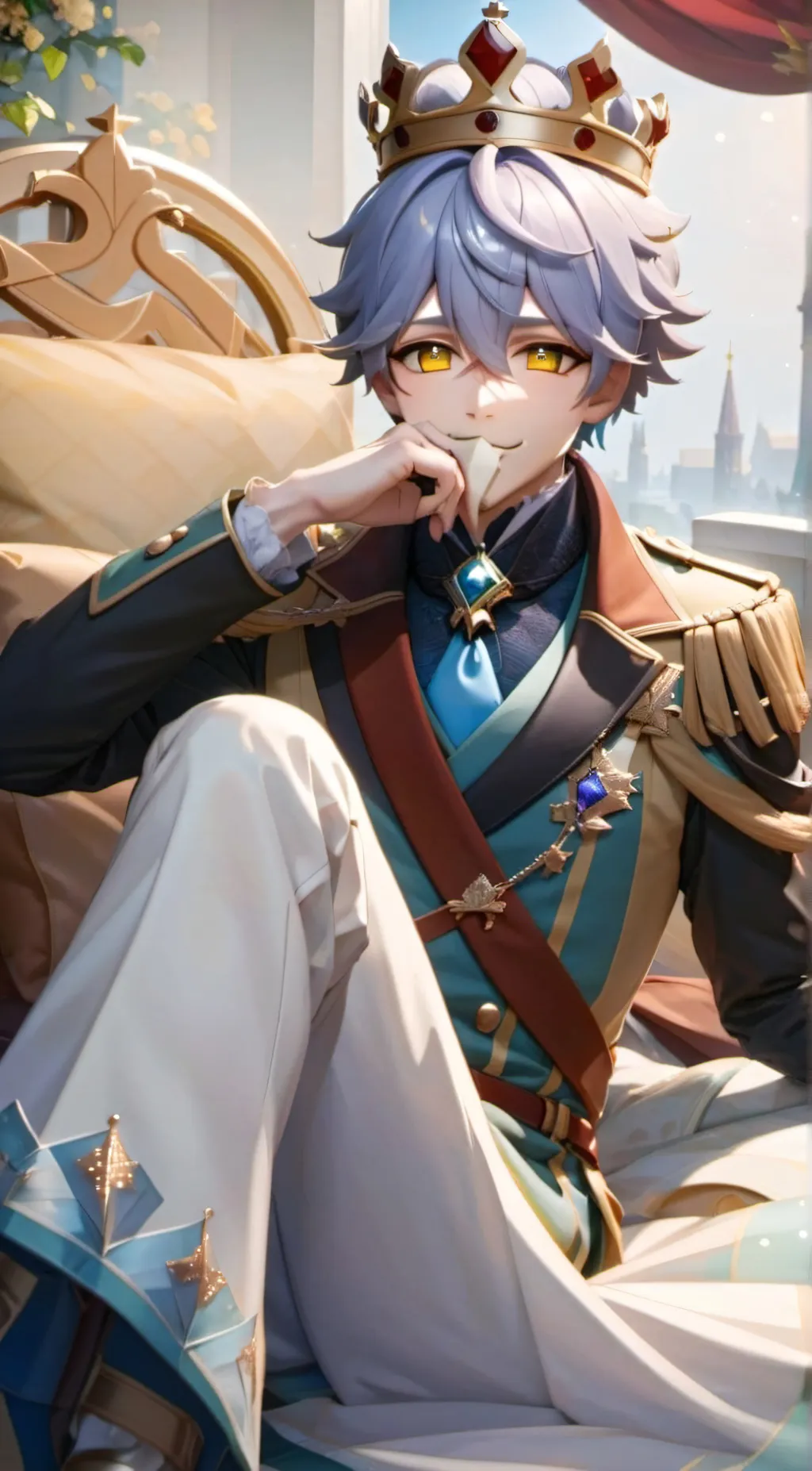 ai character: King Jack background