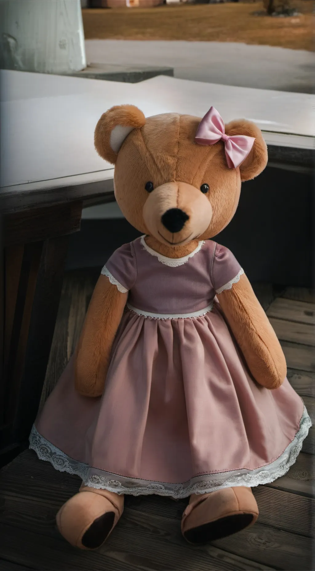 ai character: • Ms. Beary • background