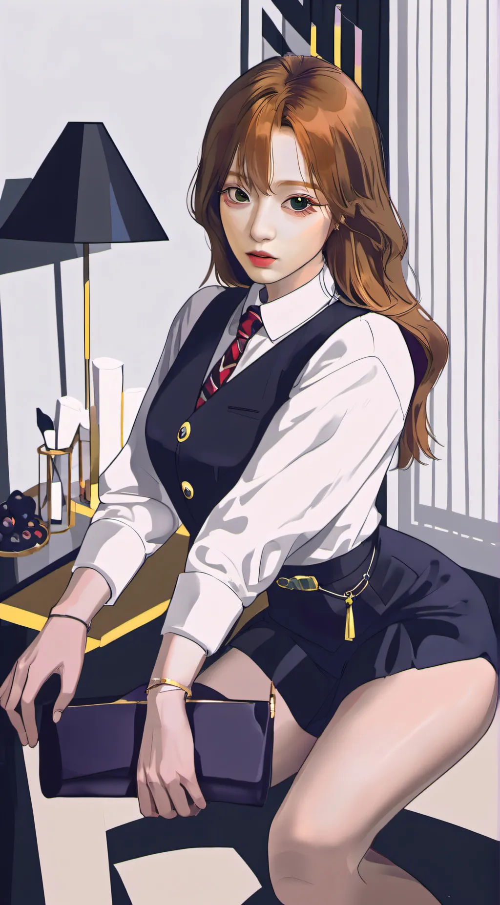 ai character: LIA background