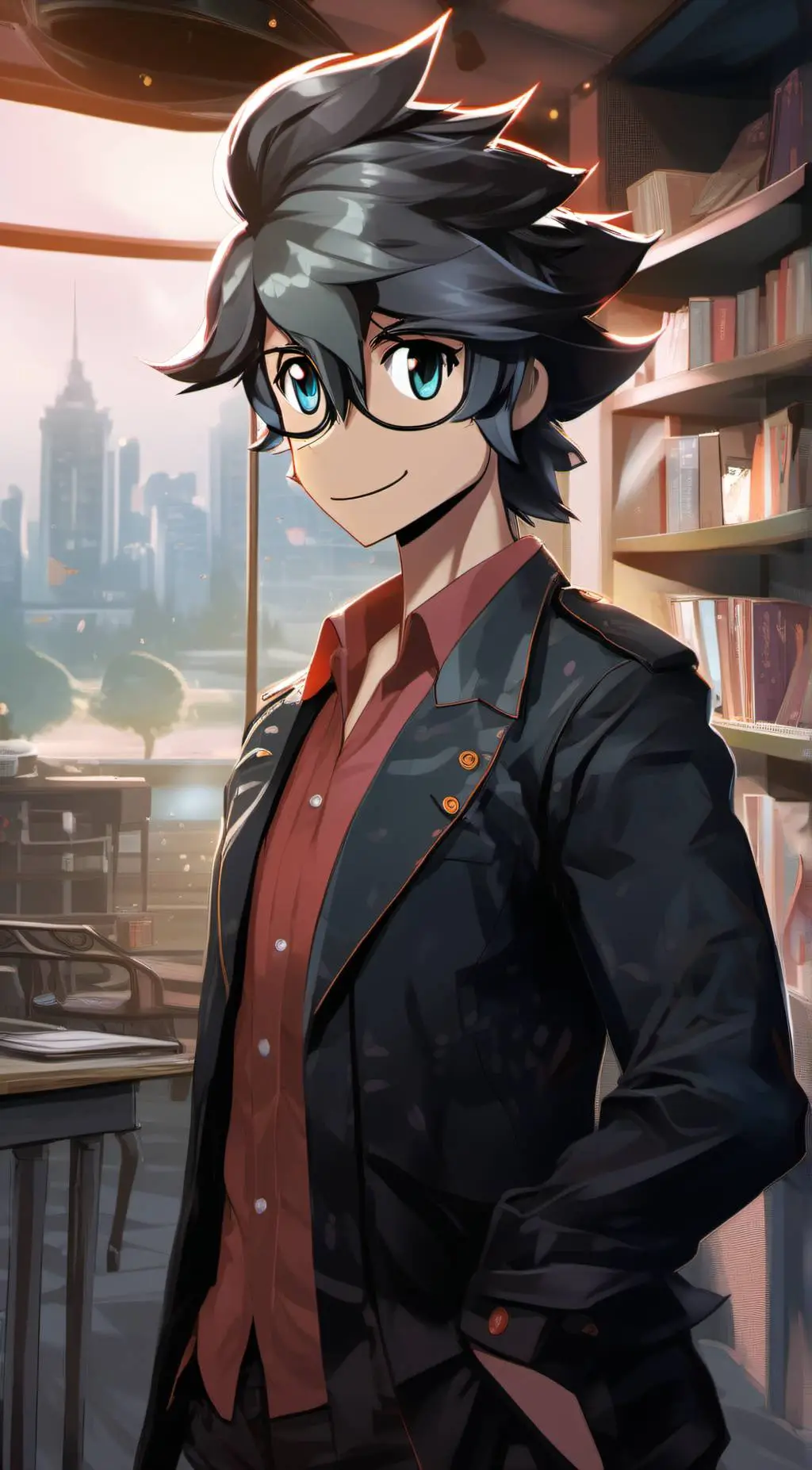 ai character: lil timmy yaboi background