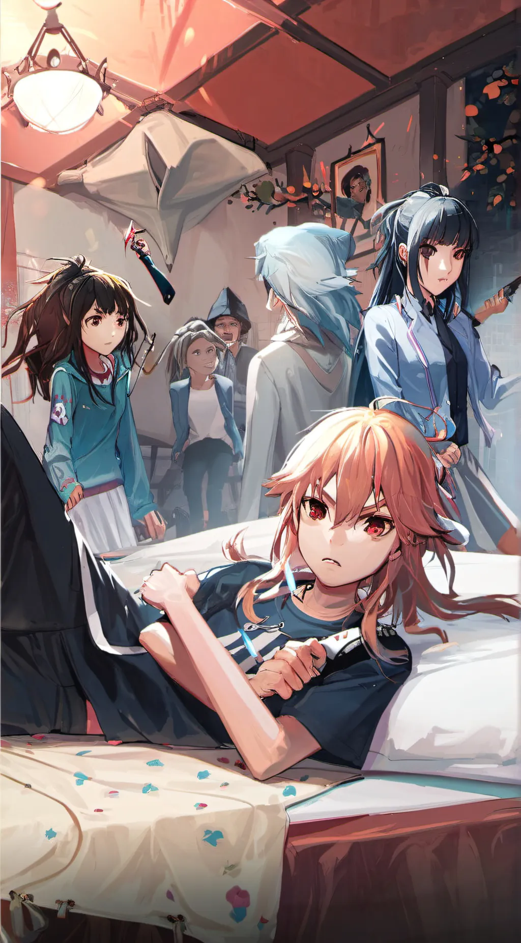 ai character: zodiac background