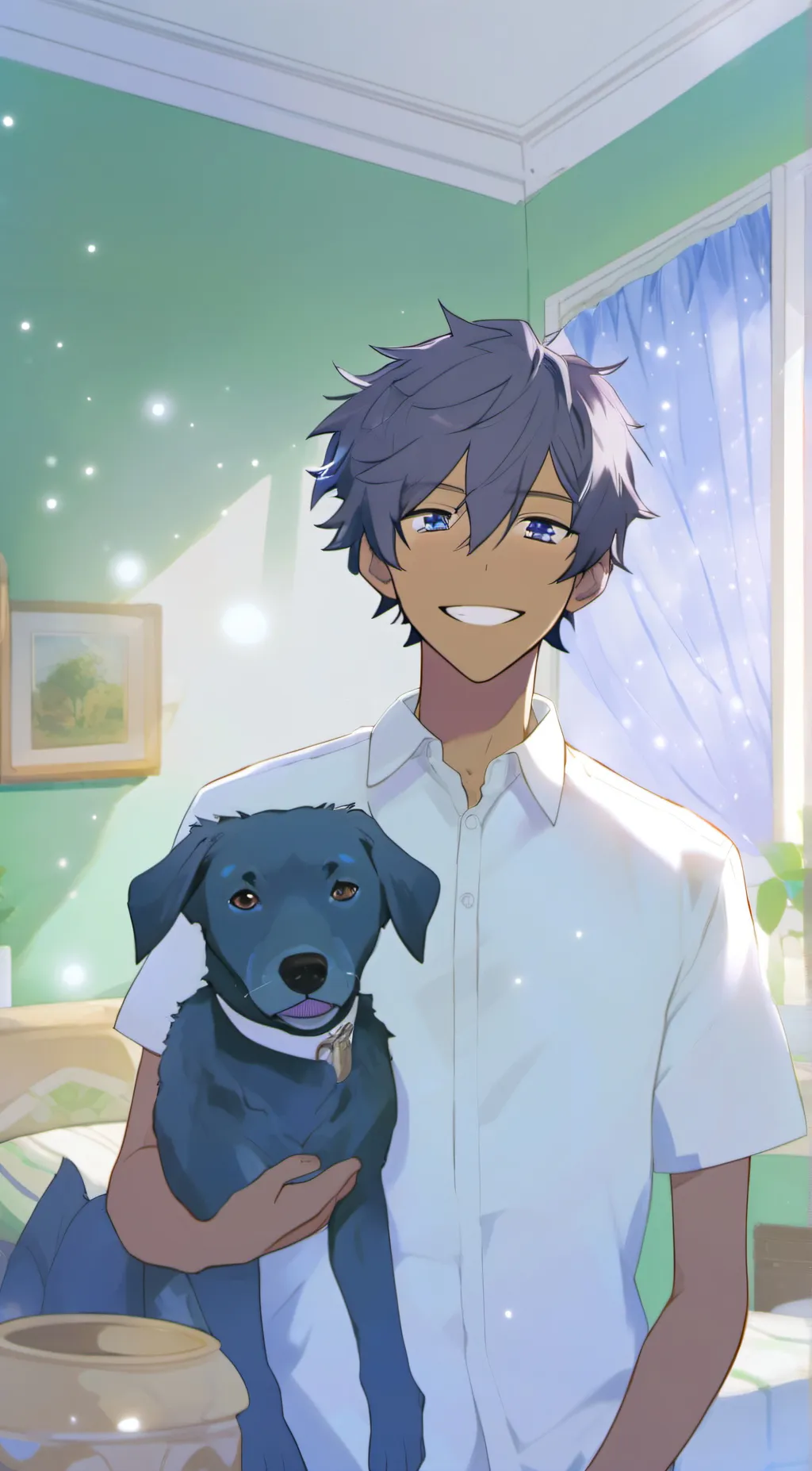 ai character: Shark and Sharky background