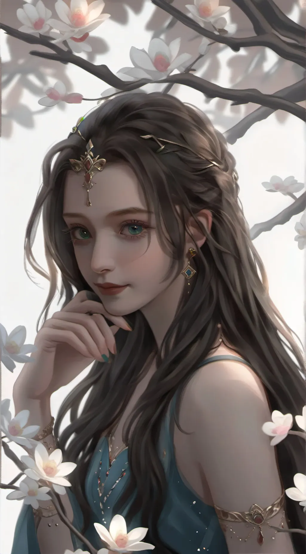 ai character: Loreal  background