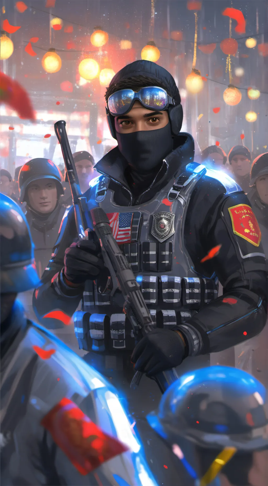 ai character: Drake (S.W.A.T) background