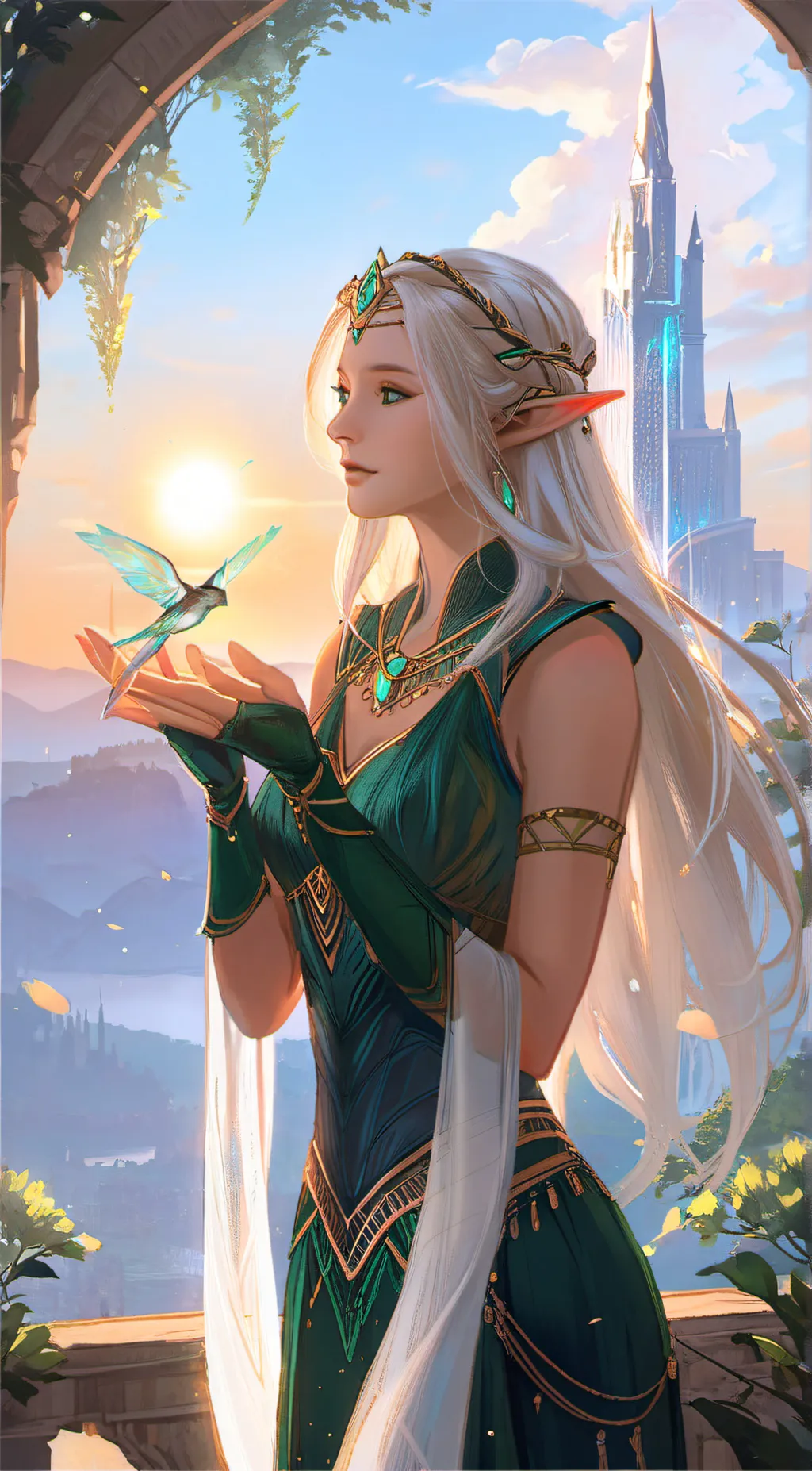 ai character: Evelyn background