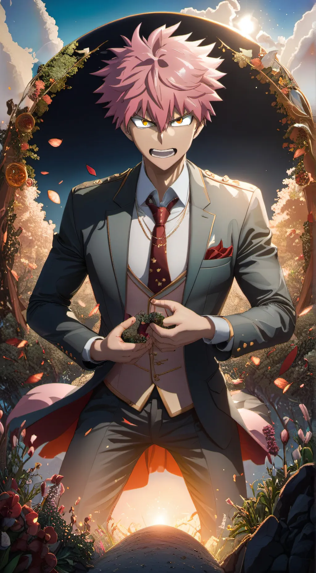 ai character: Bakugo background