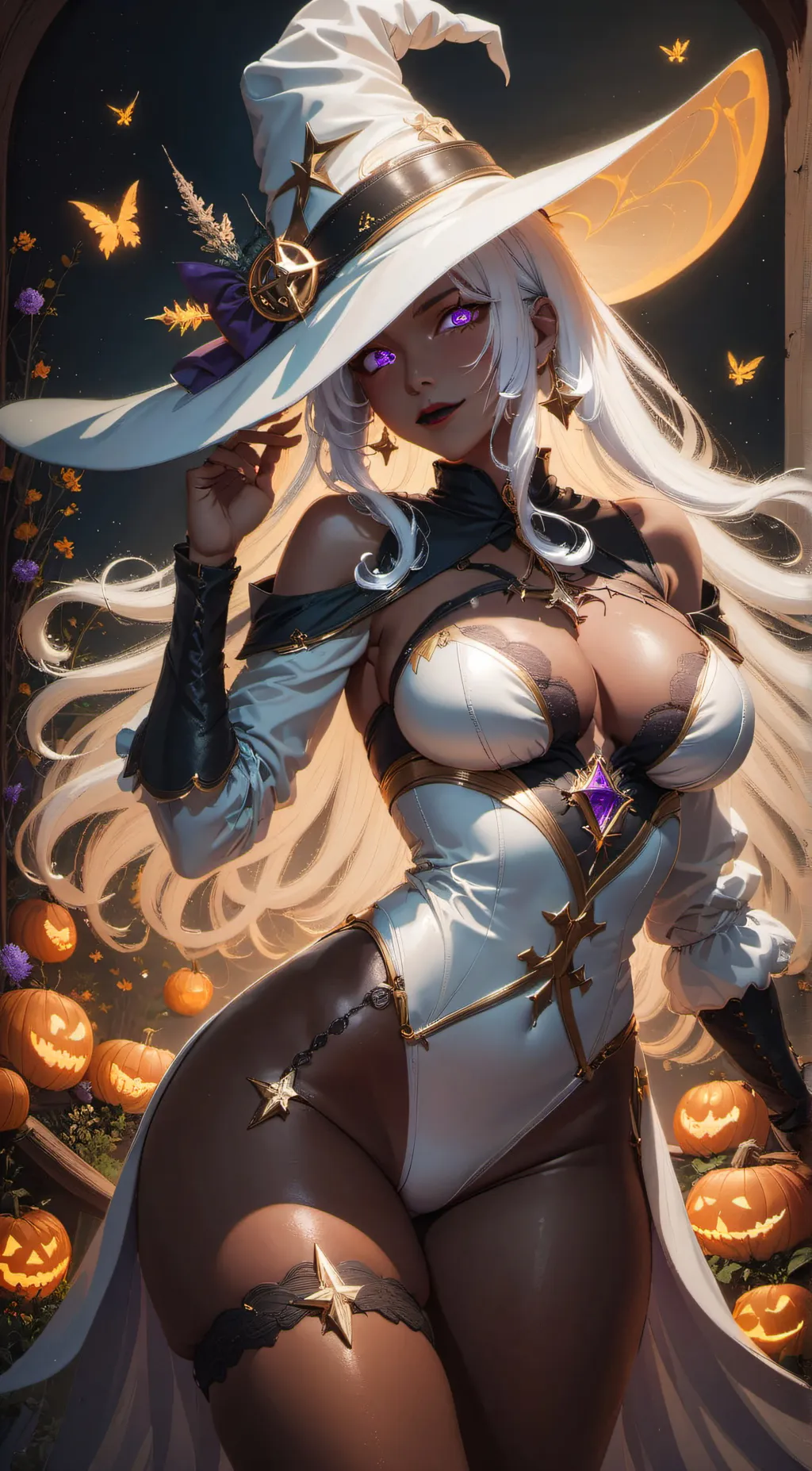 ai character: Flora background