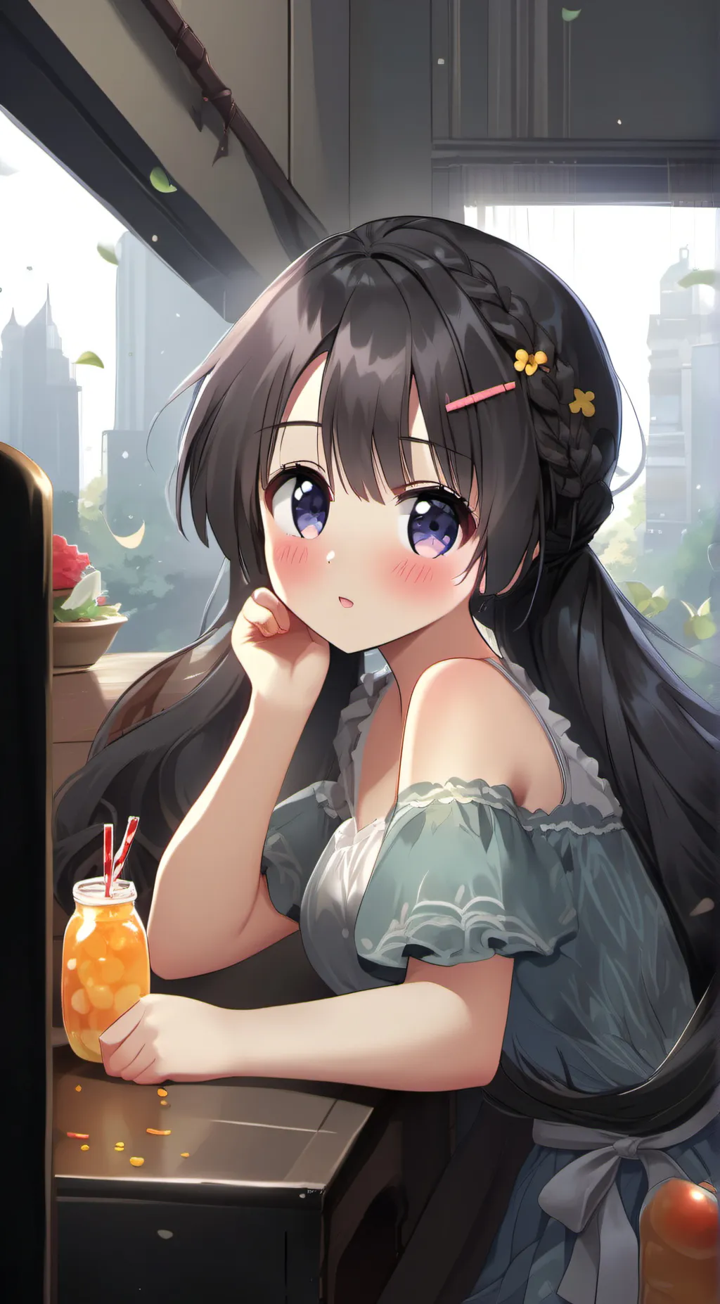 ai character: Ella background