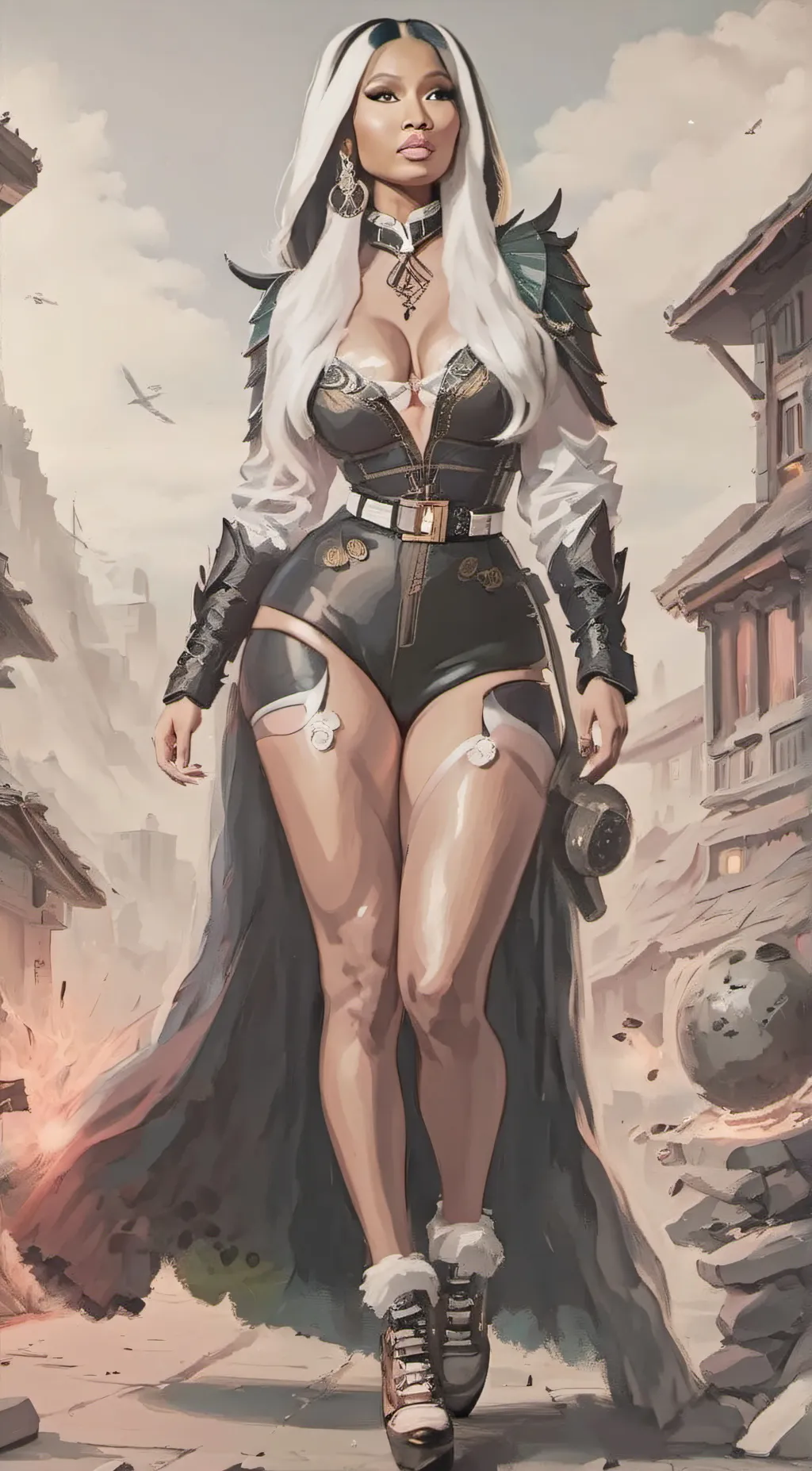 ai character: nicki minaj background