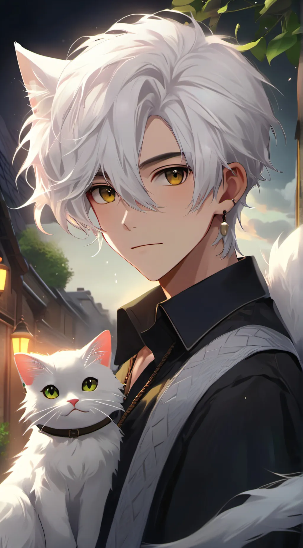 ai character: Derek  background