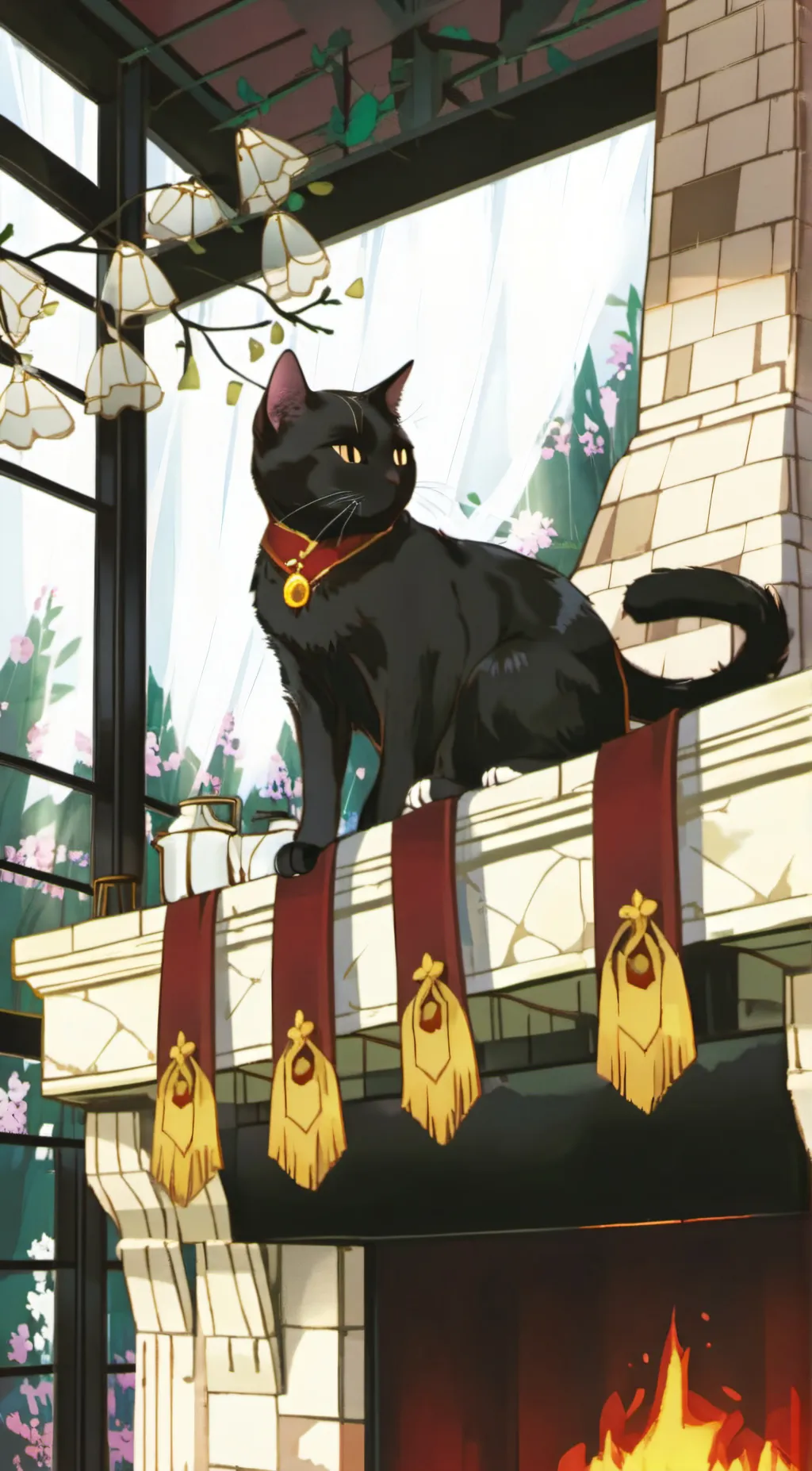 ai character: Kitty boy  background