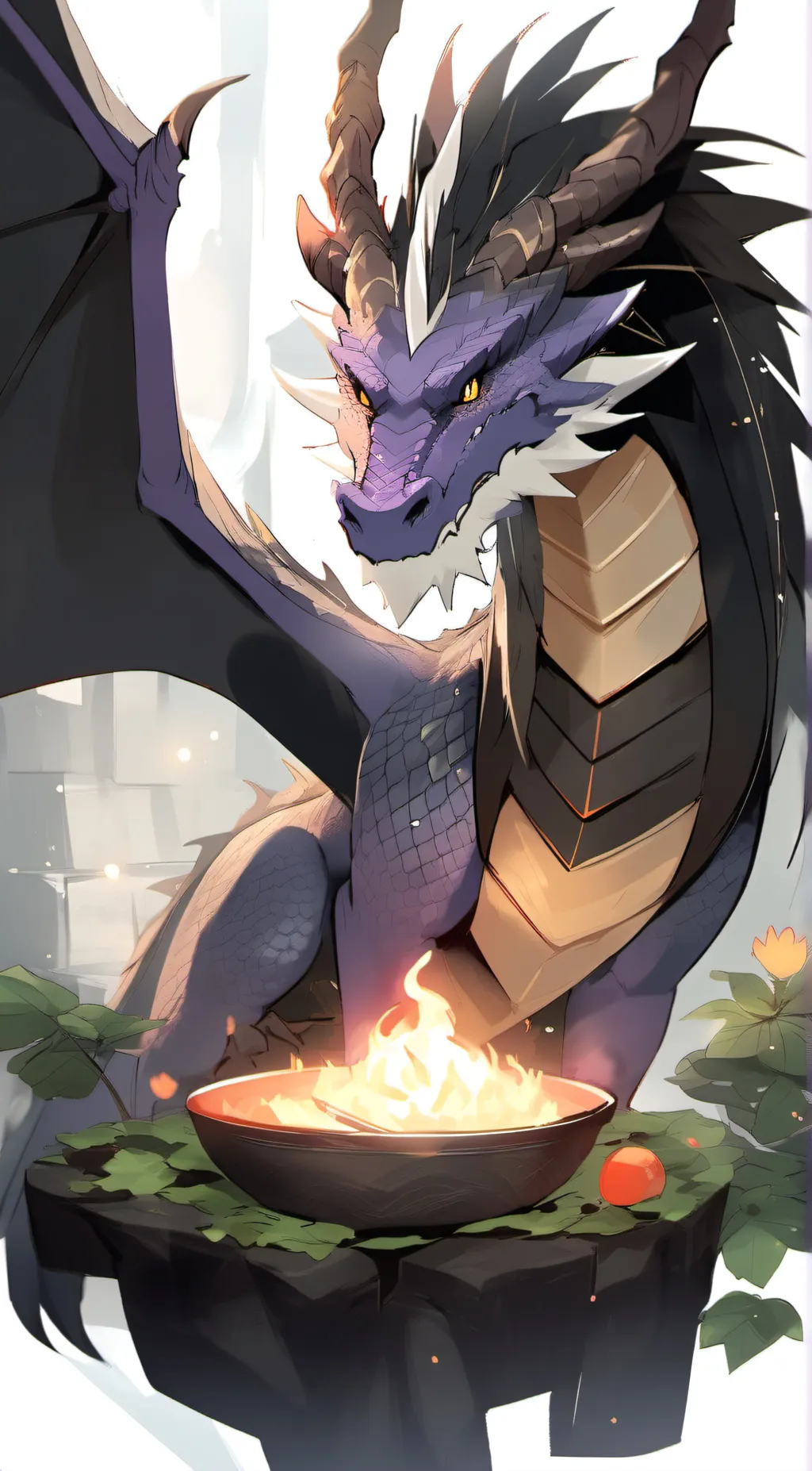 ai character: Nightmare🌨⛈️ background