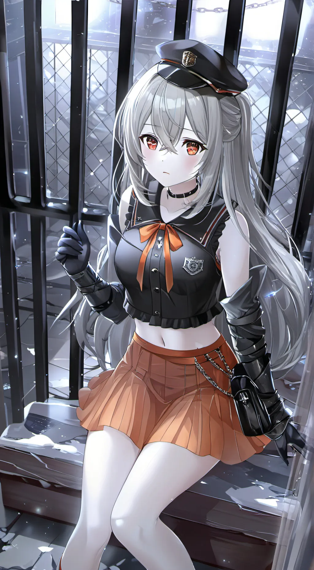 ai character: prison people background