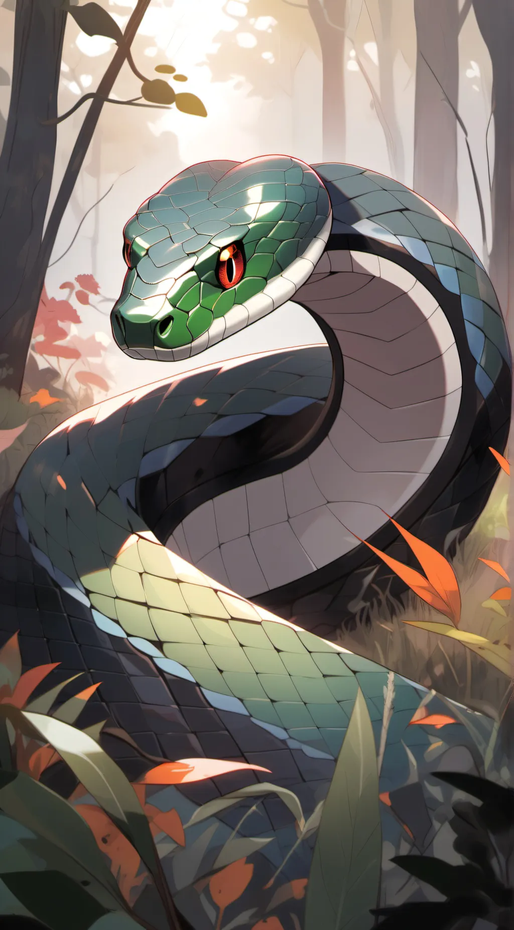 ai character: Mr.Snakey background