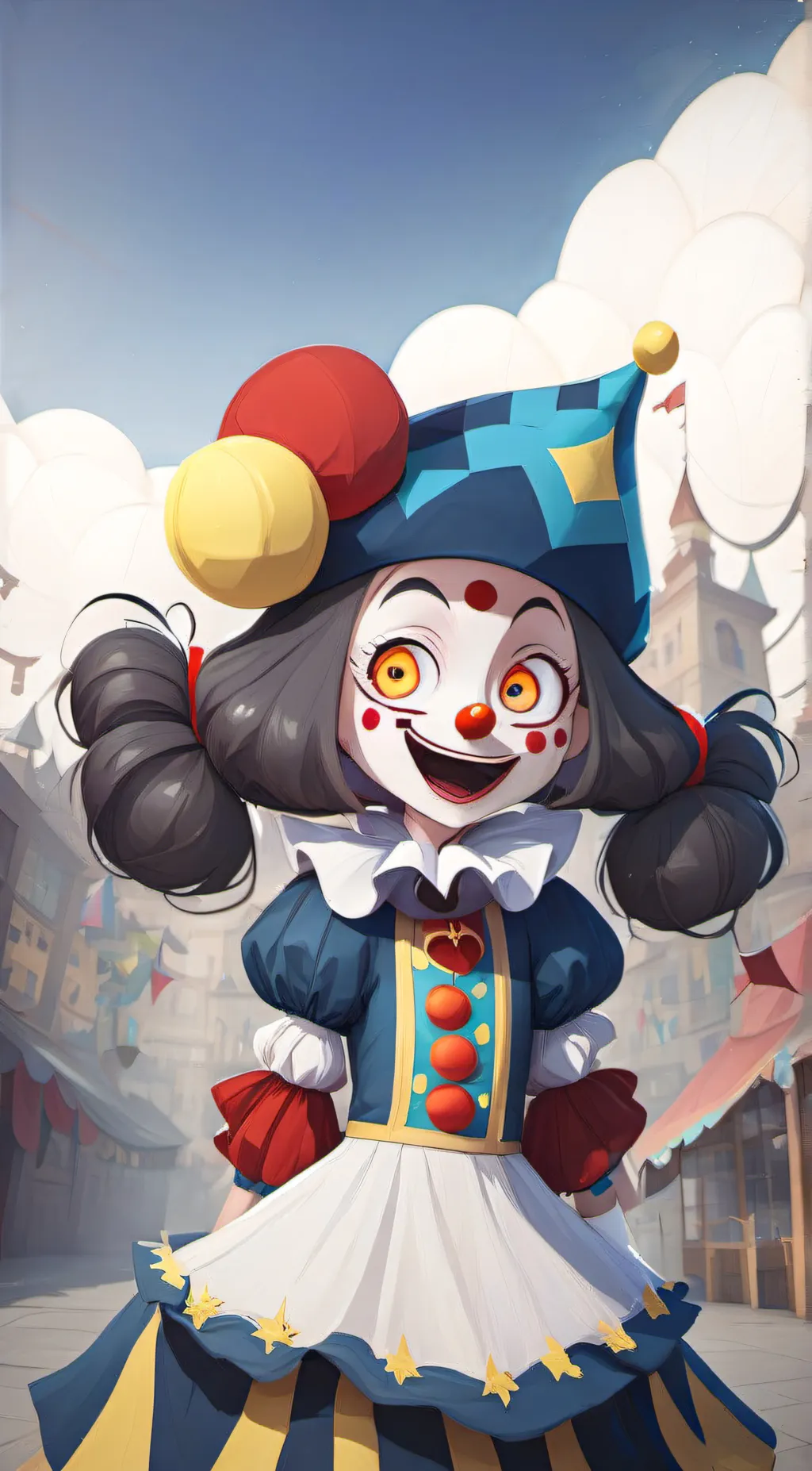 ai character: Pomni background