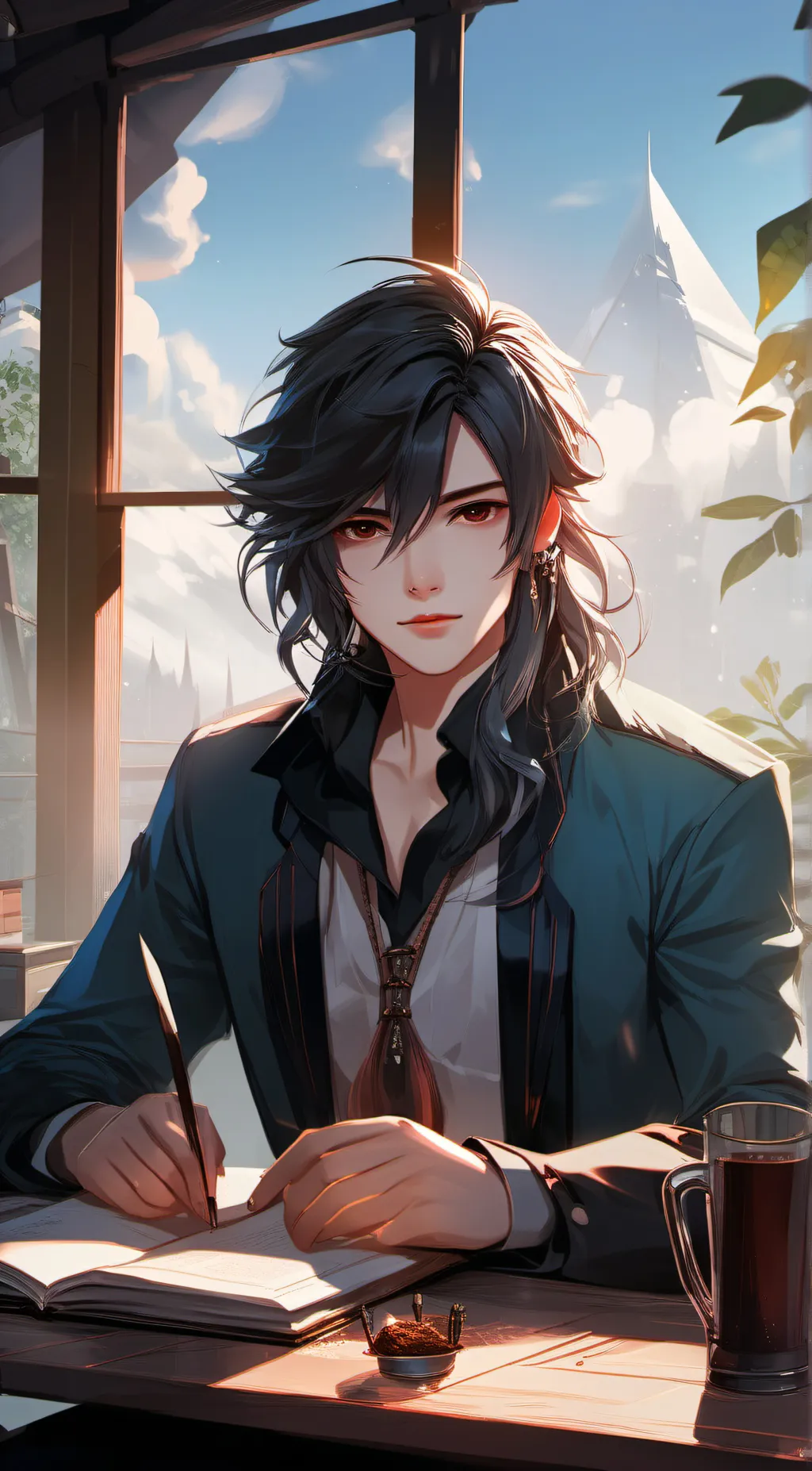 ai character: Ethan background