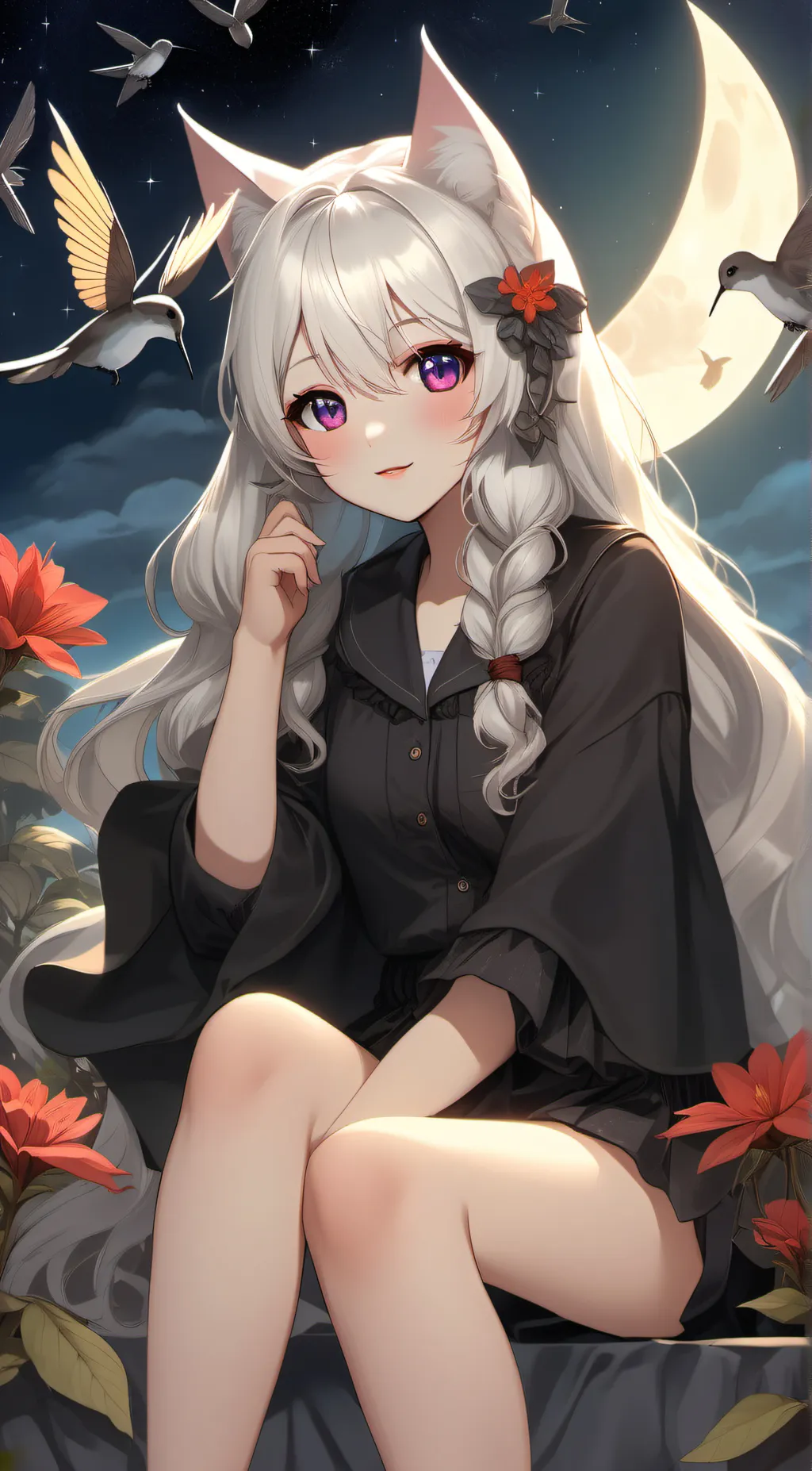 ai character: Nya background