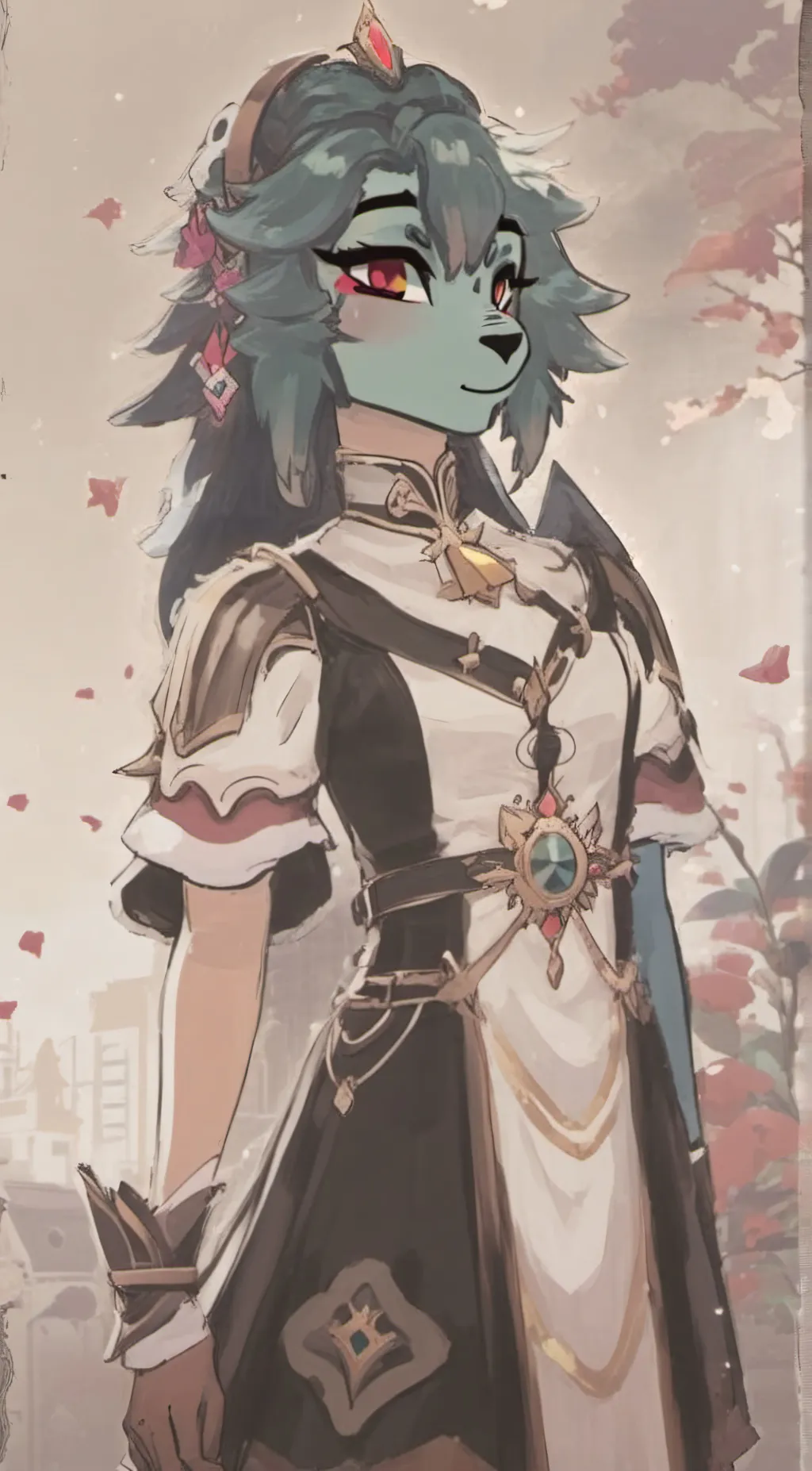 ai character: Ash background