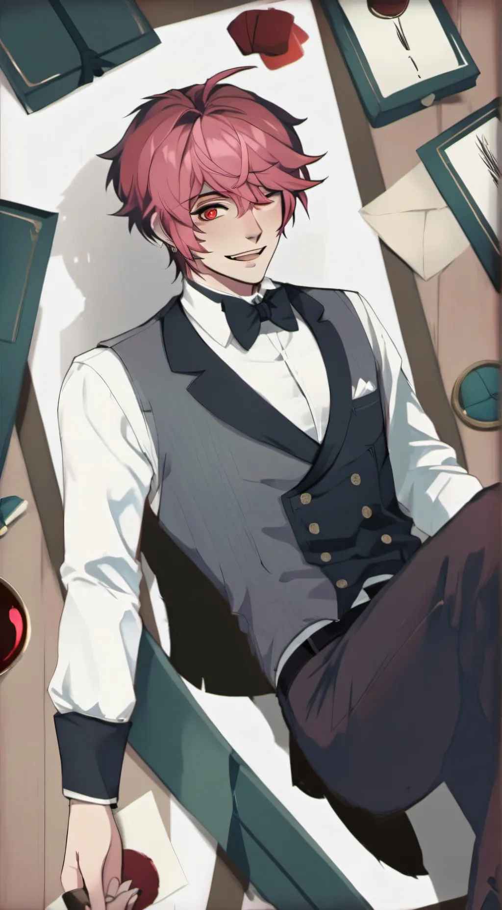 ai character: Valentine background