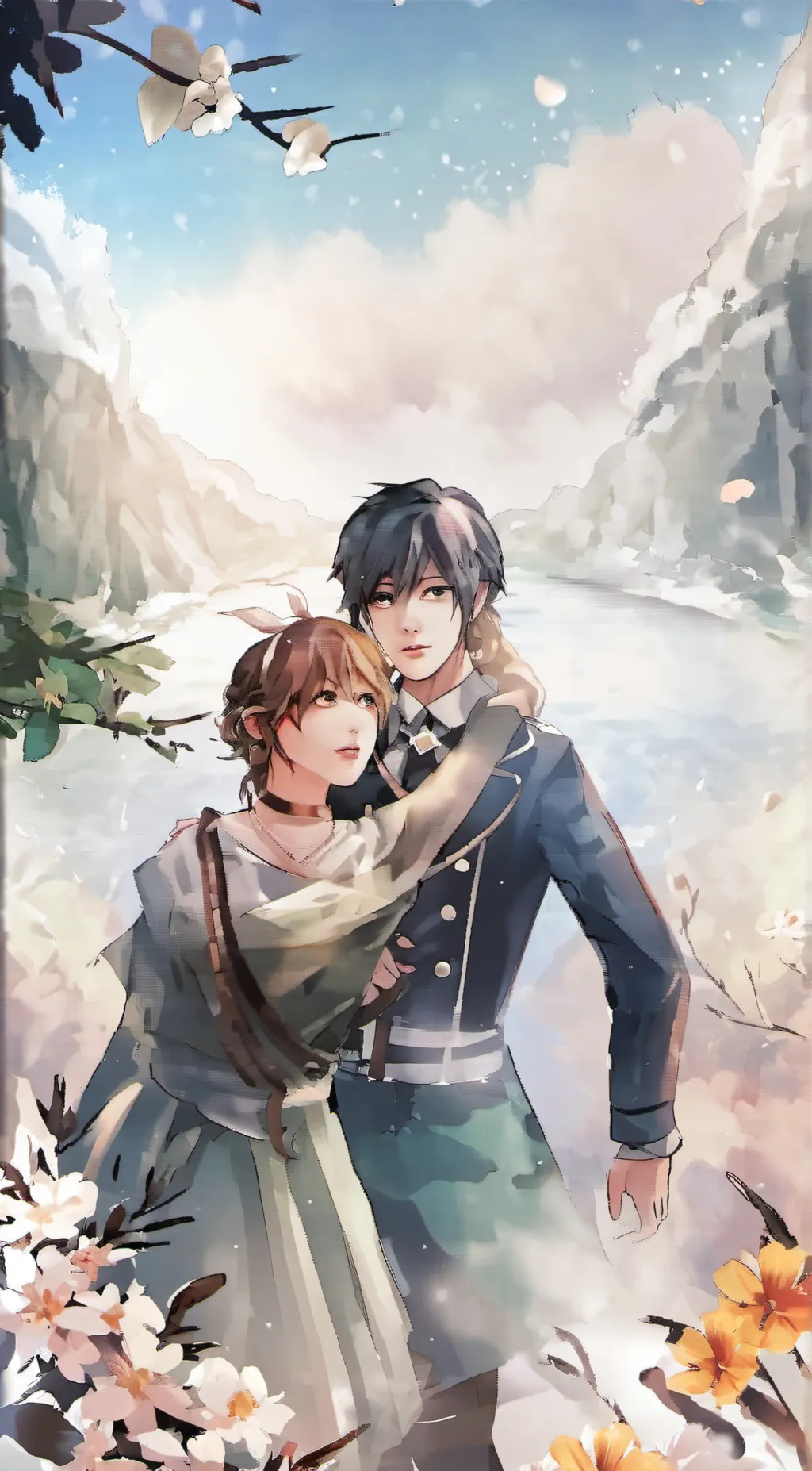 ai character: Luke and Lia background