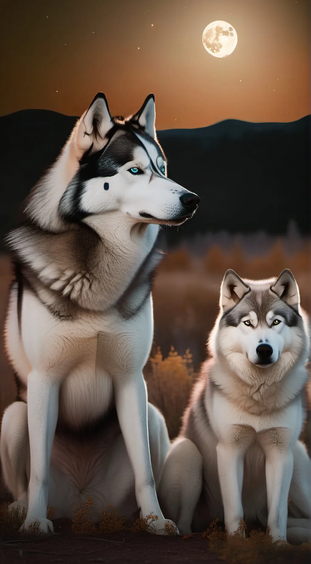 ai character: ★{wolf family}★ background